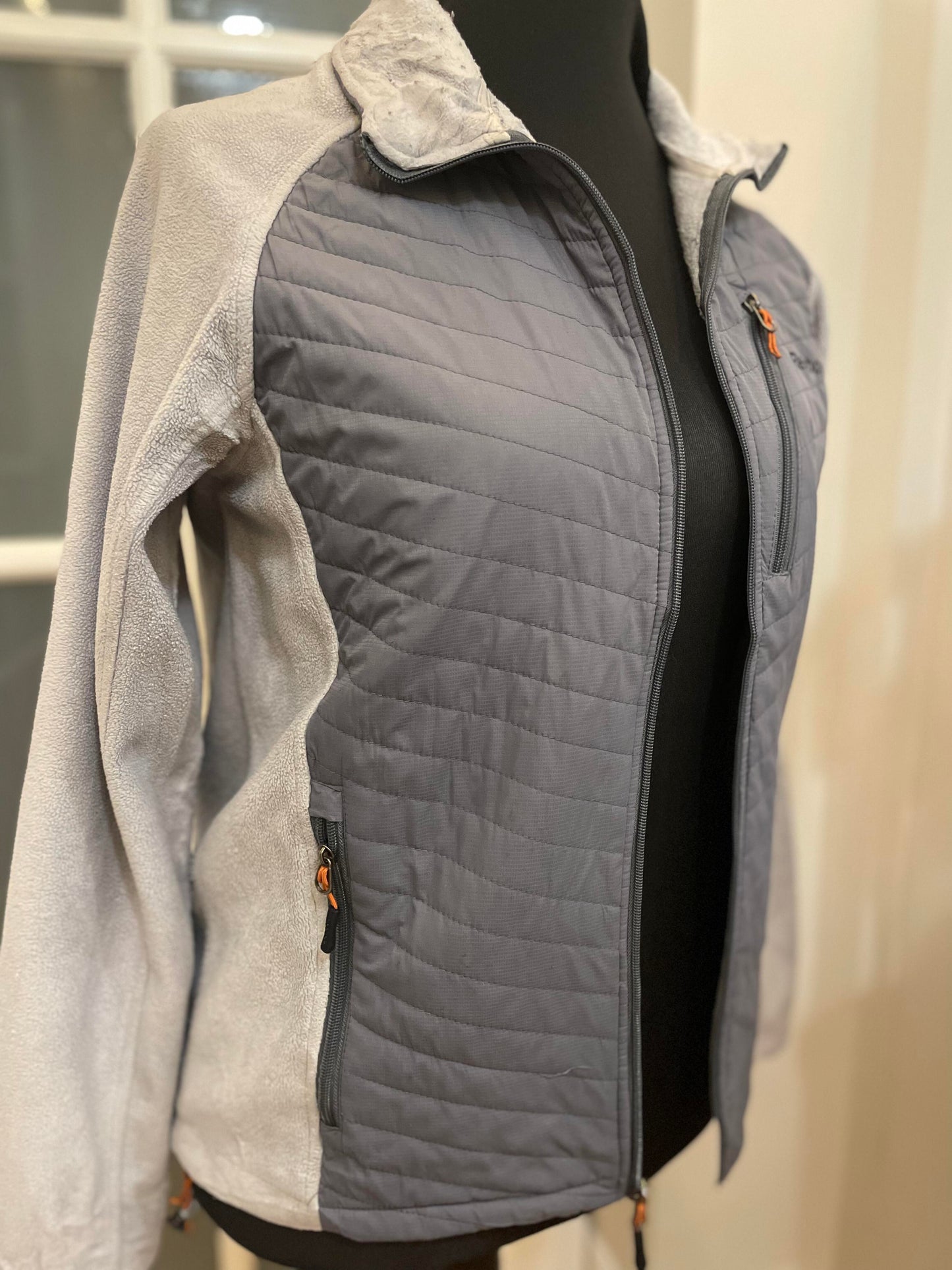 Vintage Reebok Full Zip Fleece Jacket Retro - L/Large