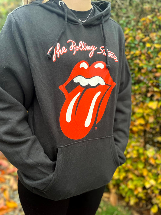 The Rolling Stones Black Rock Band Pullover Hoodie - S/Small