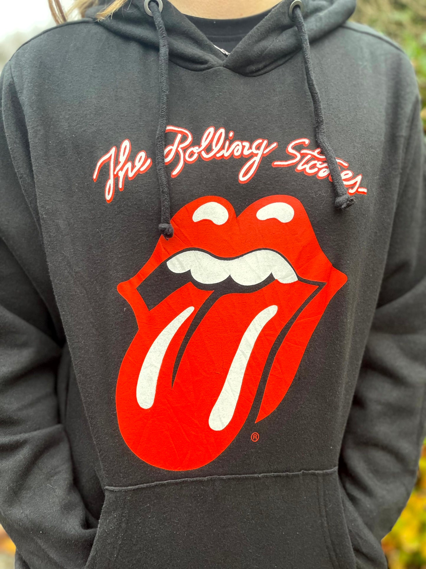 The Rolling Stones Black Rock Band Pullover Hoodie - S/Small