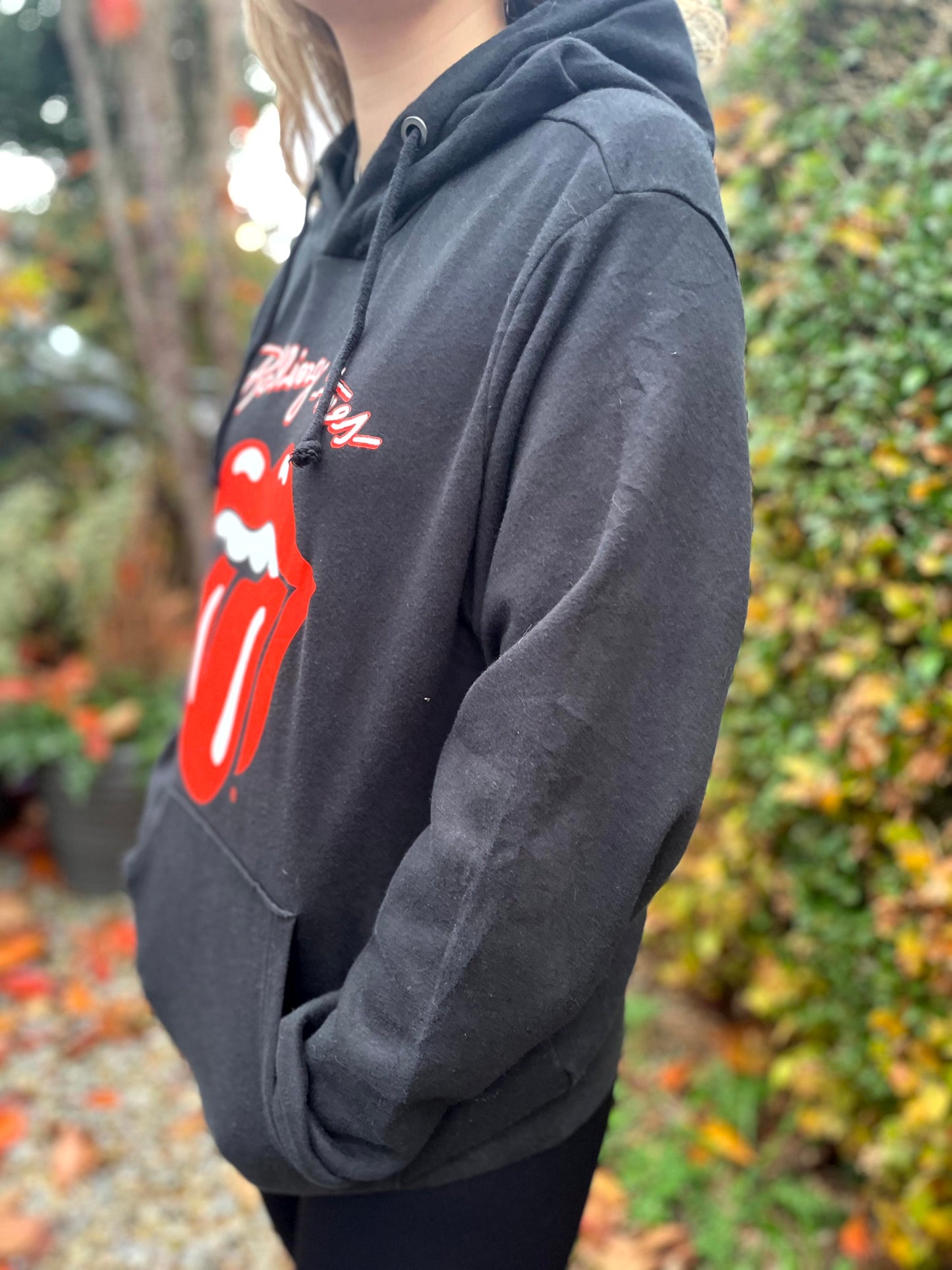 The Rolling Stones Black Rock Band Pullover Hoodie - S/Small