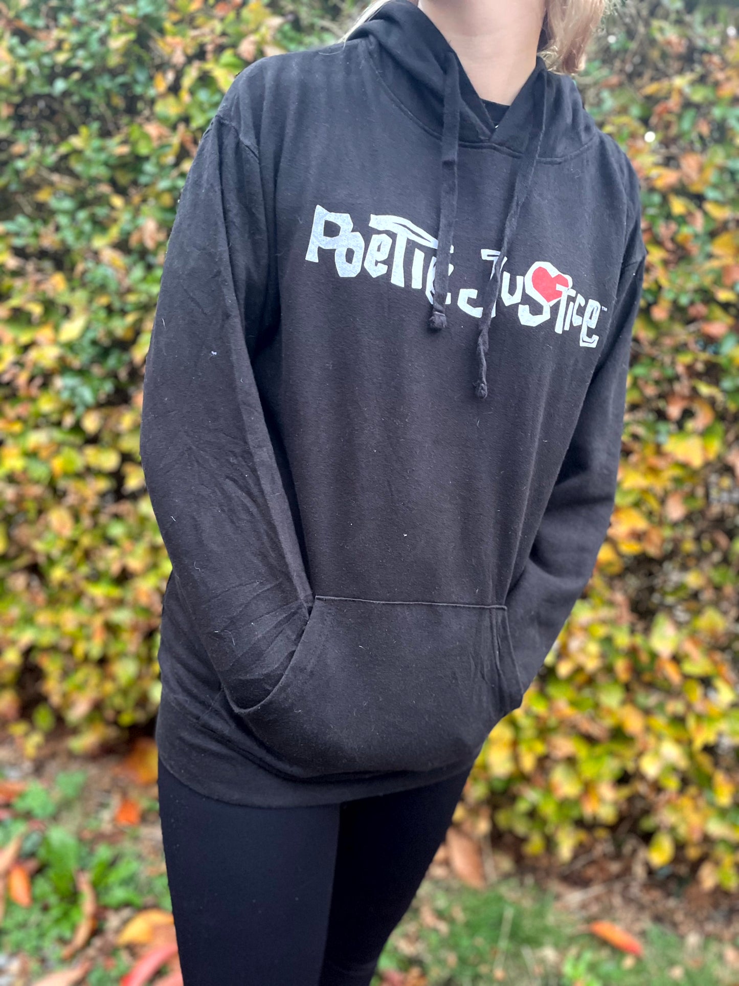 Unisex Poetic Justice Tupac Hip Hop Pullover Hoodie - M/Medium