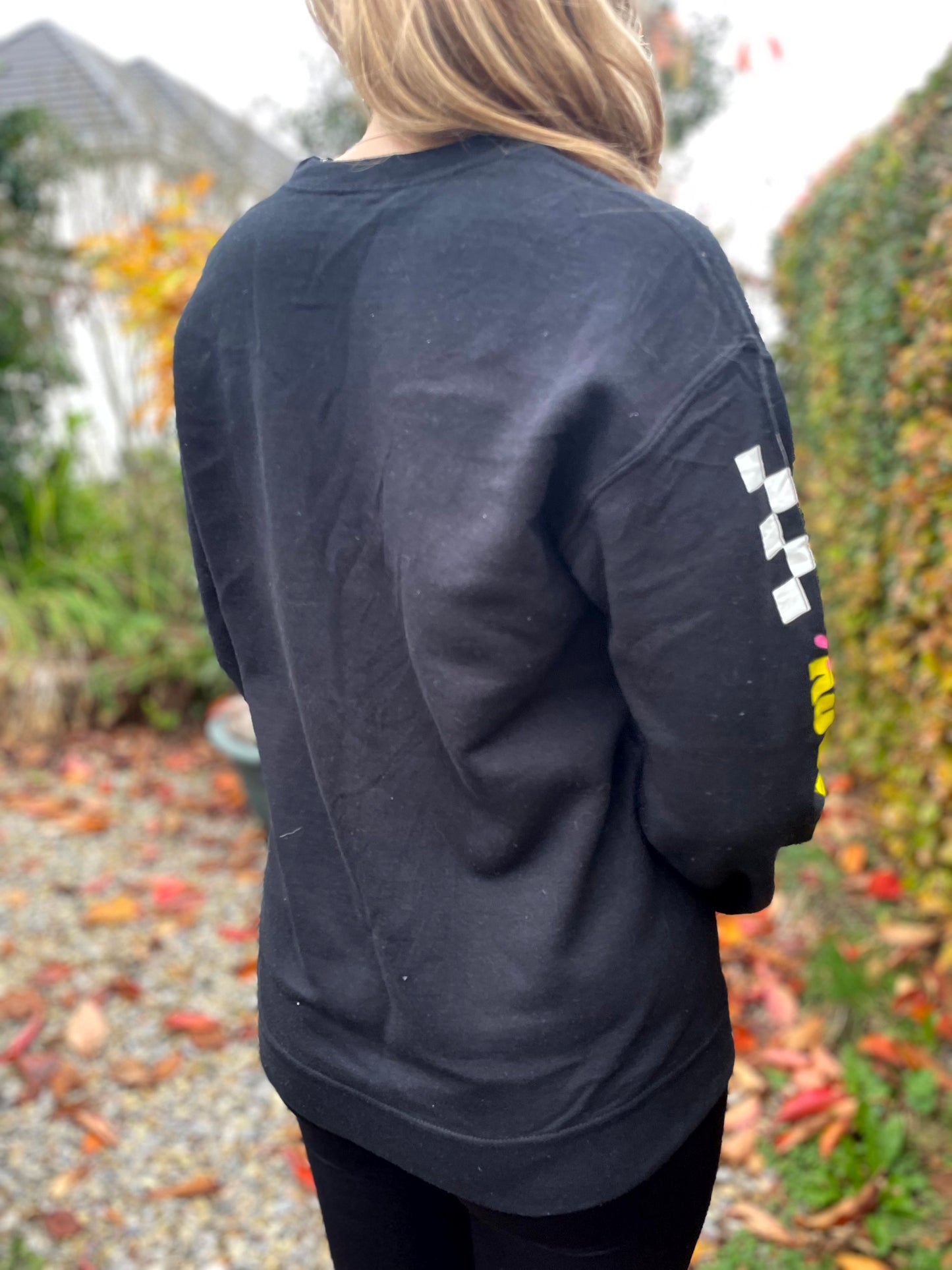 Cardi B Black Crew Neck Pullover Jumper/Sweatshirt - S/Small