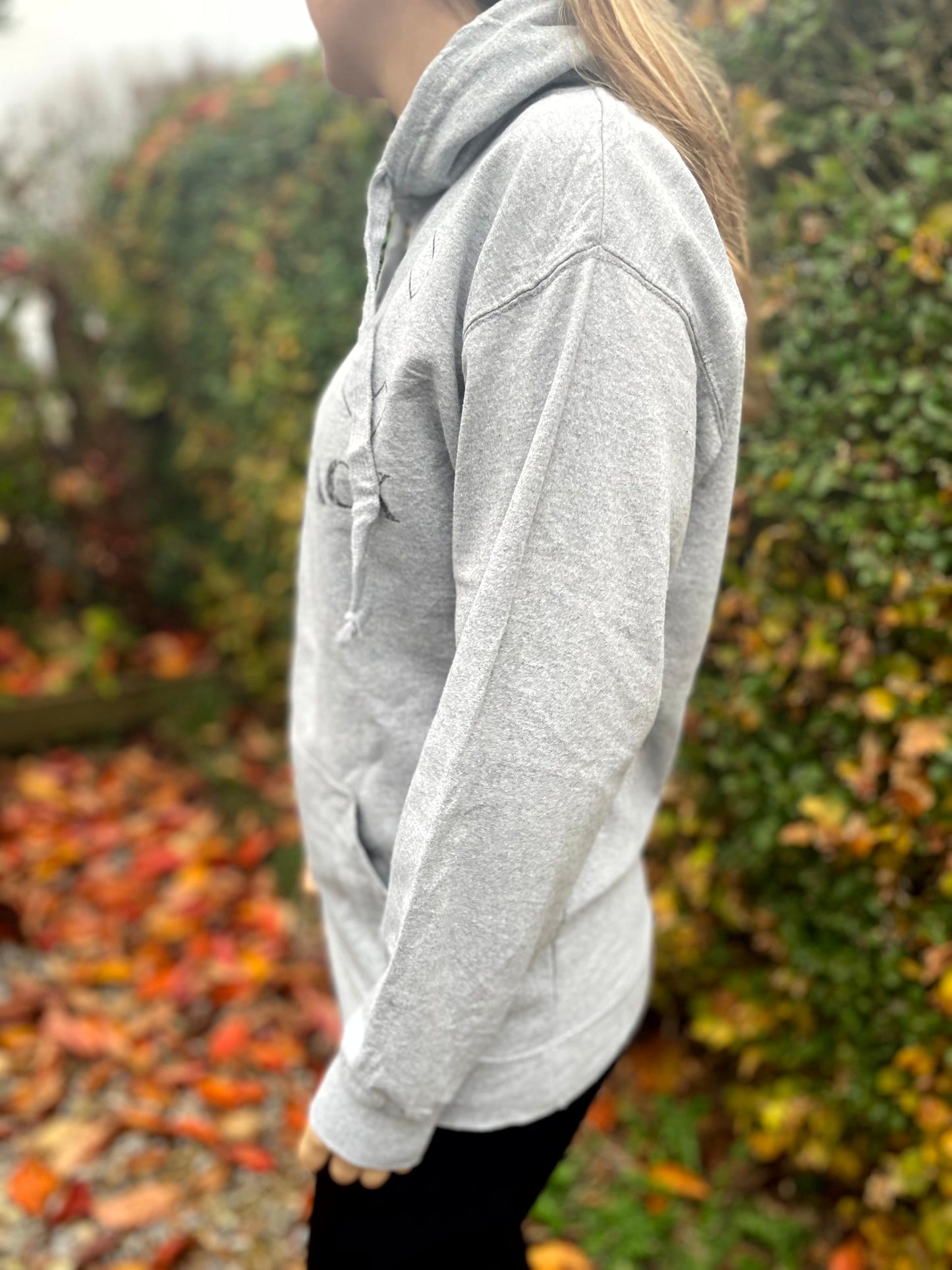 ACDC Back In Black Grey Pullover Hoodie - S/Small