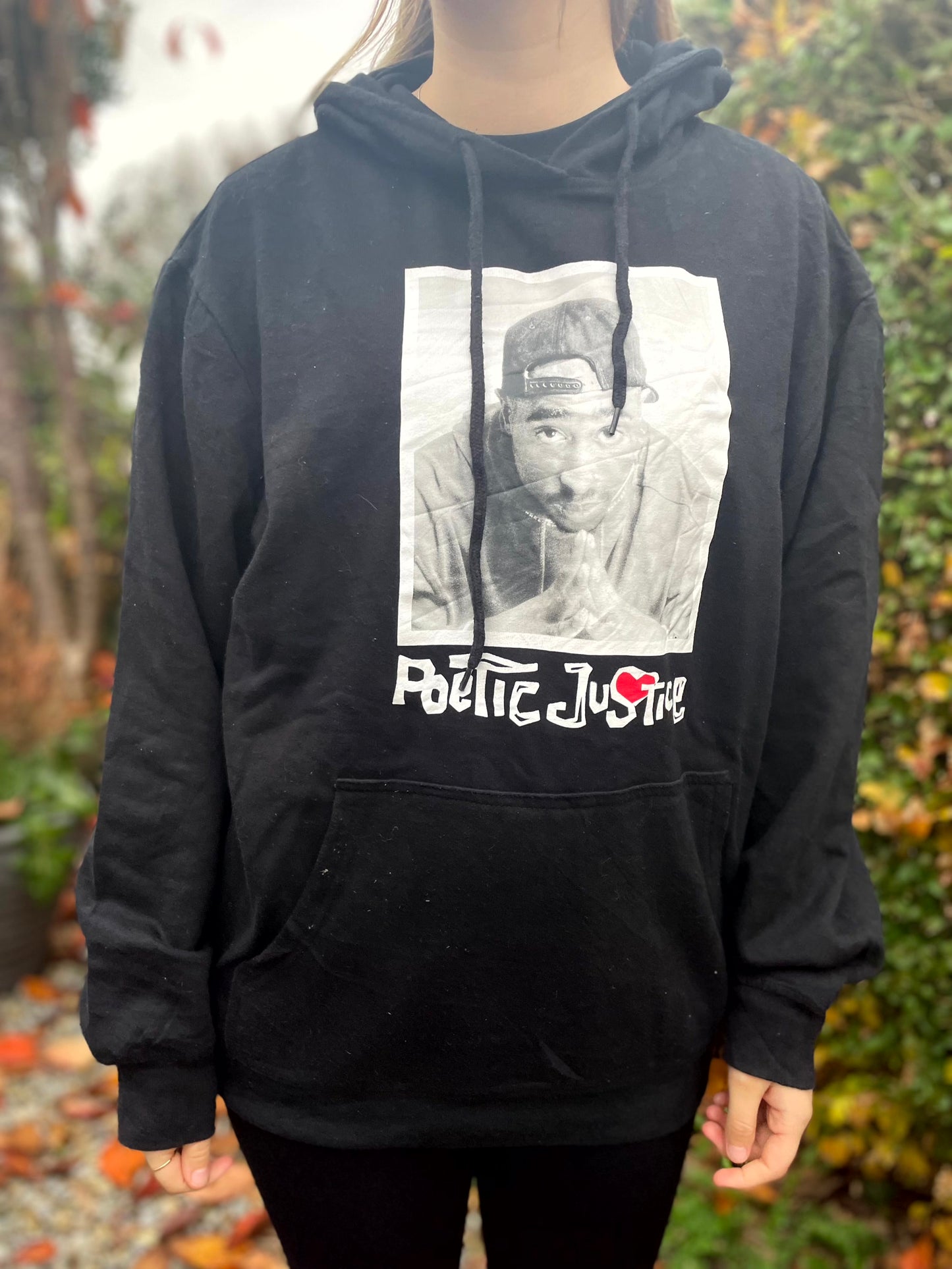 Unisex Poetic Justice Tupac Pullover Hoodie - L/Large
