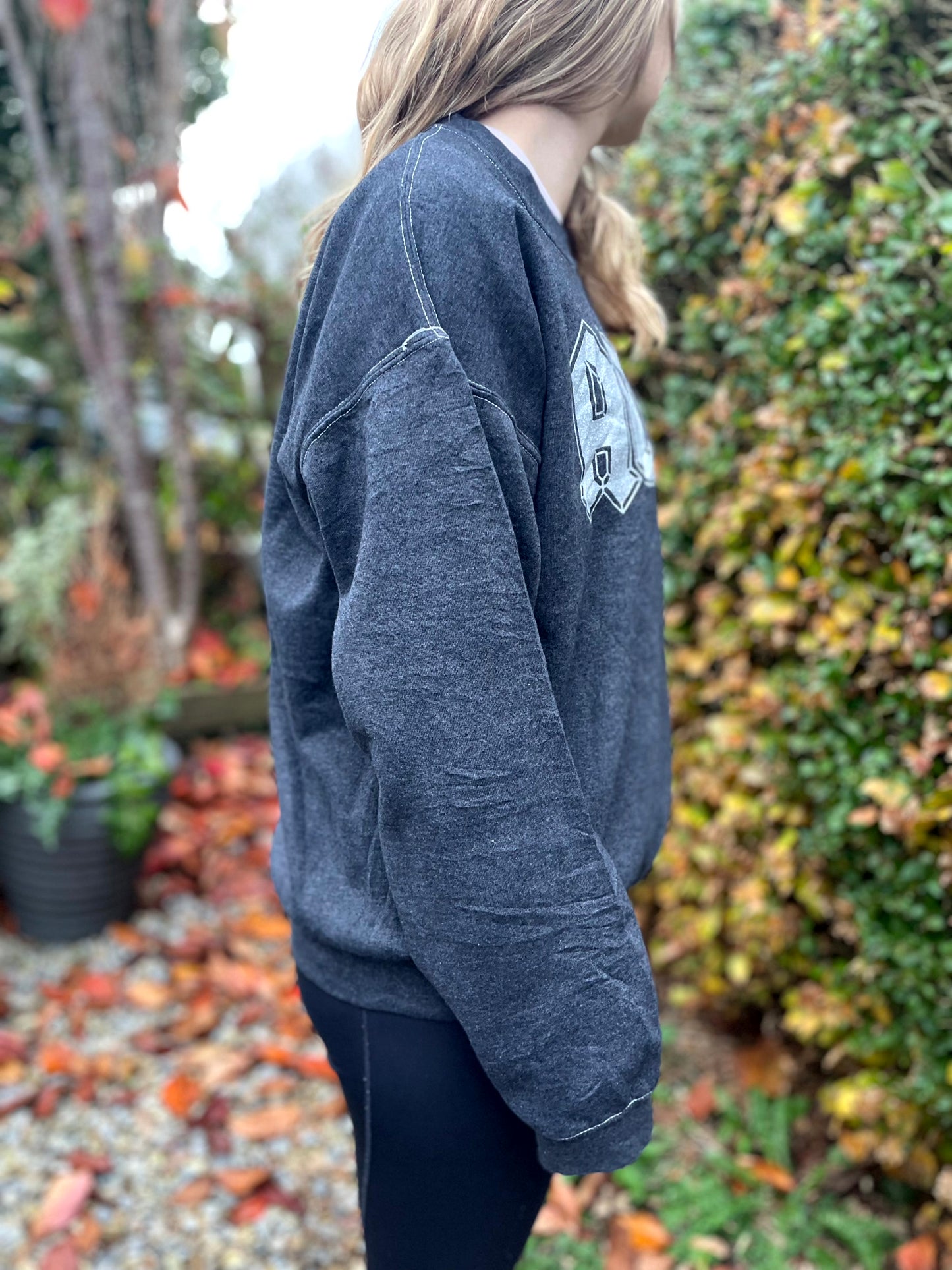 ACDC Highway To Hell Grey Pullover Jumper/Sweatshirt - M/L Medium/Large - Unisex