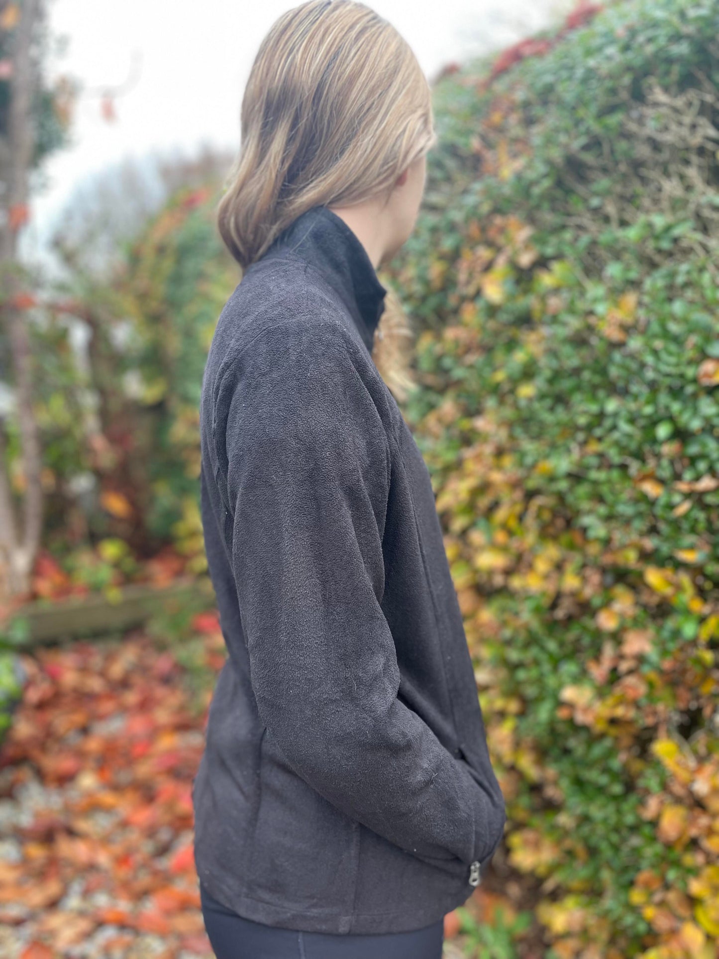 Champion Black Fleece Jacket - M/Medium