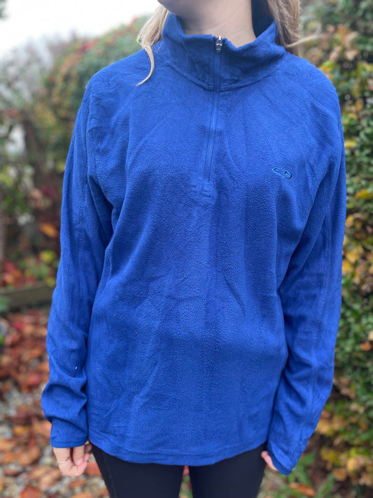 Champion Blue 1/4 Zip Fleece Jumper - S/Small (M/Medium)