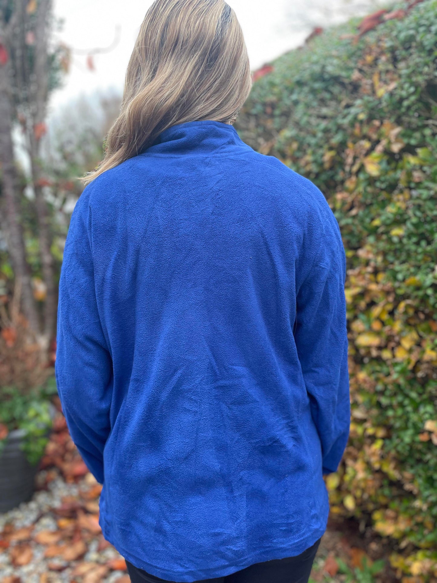Champion Blue 1/4 Zip Fleece Jumper - S/Small (M/Medium)