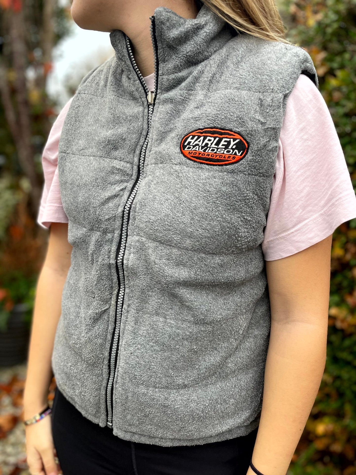 Harley Davison Reversible Body Warmer/Vest/Gillet - S/M Small/Medium