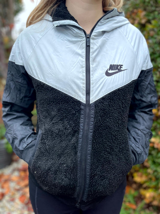 Nike Womens Hooded Fleece Sports Jacket - 6/8