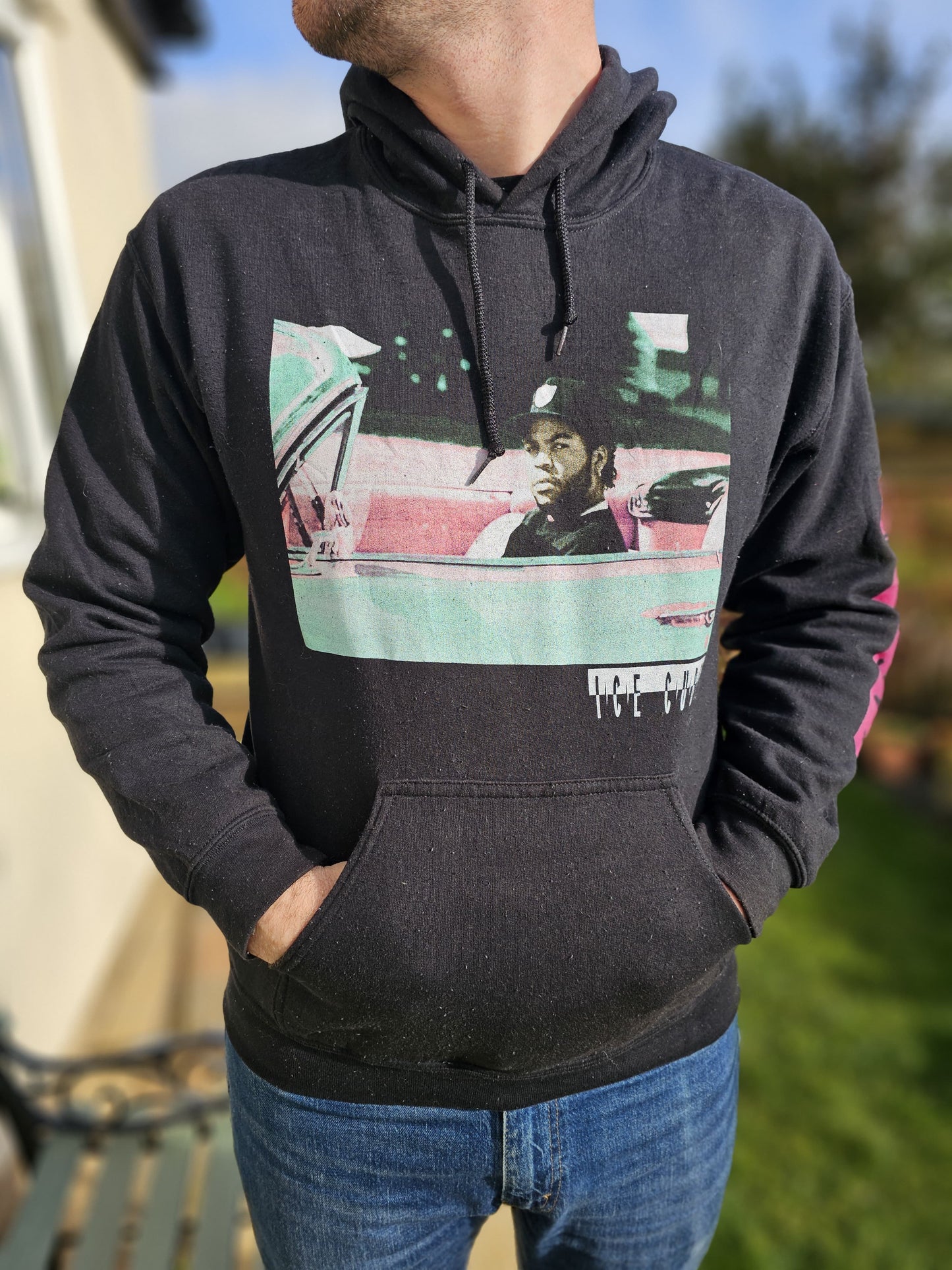 Ice Cube Pullover Hoodie Jumper - M/Medium Black