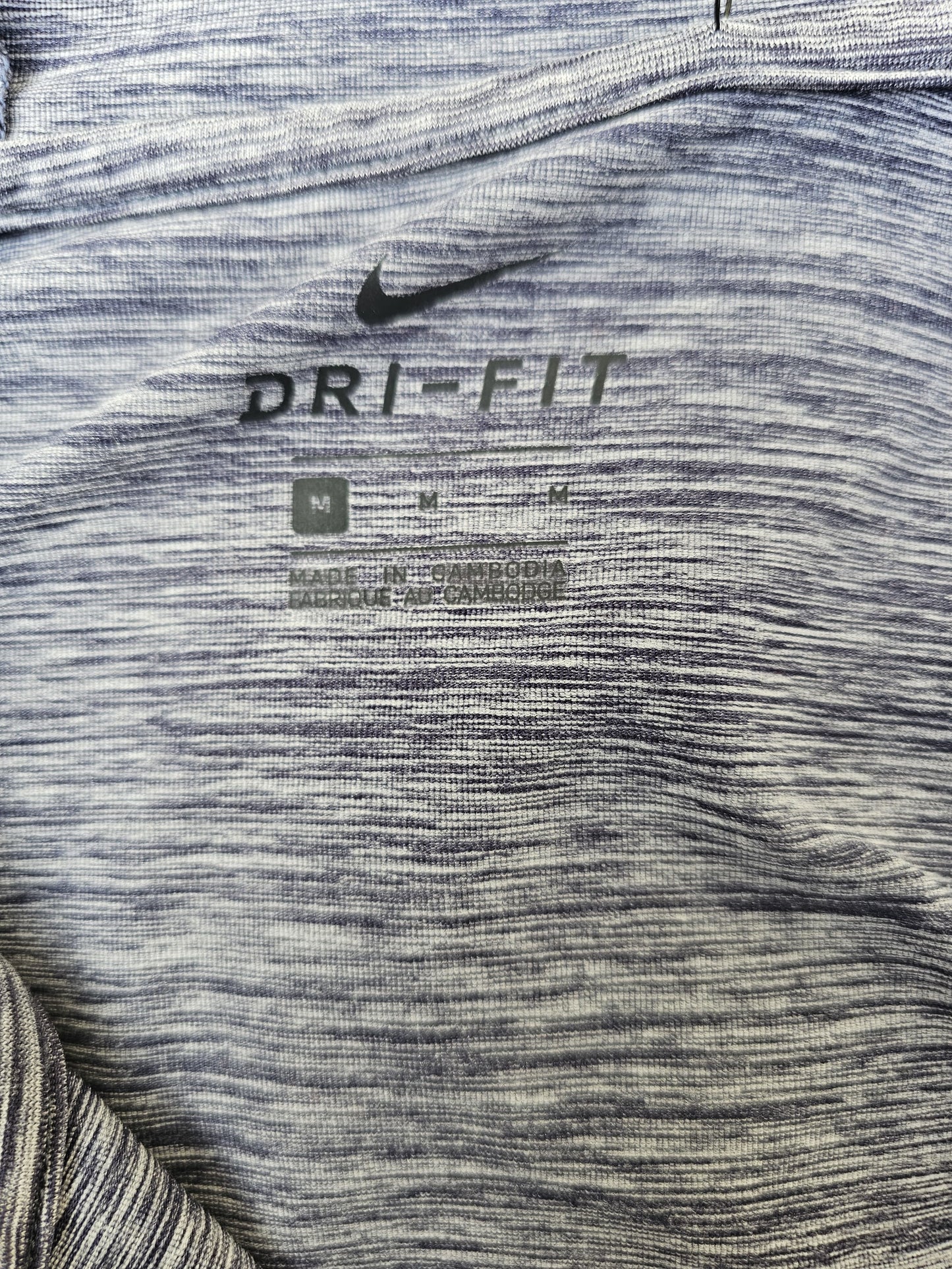 Nike Grey Dri-Fit Fully Zip Jacket Hoodie - M/Medium