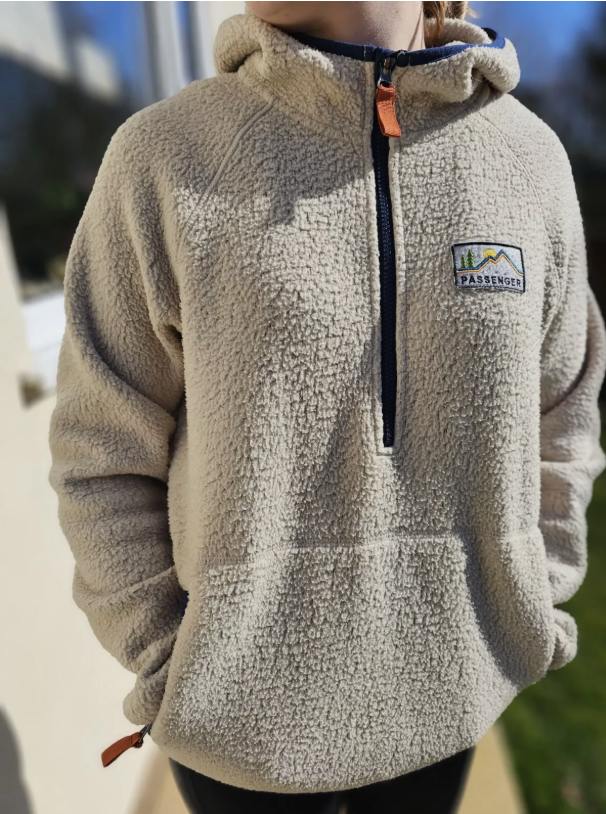 Passenger Fleece Hoodie 1/2 Zip Pullover Jumper - M/Medium/10