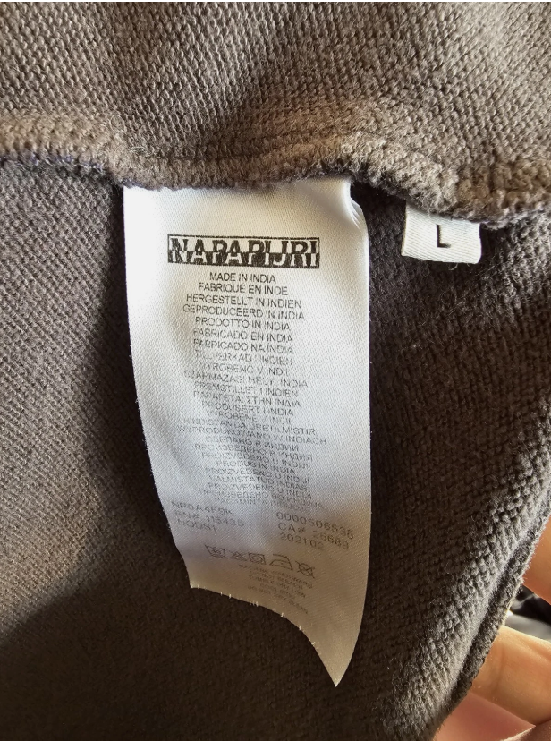Napapijri Mens Ballar Pullover Hoodie Jumper Grey - L/Large