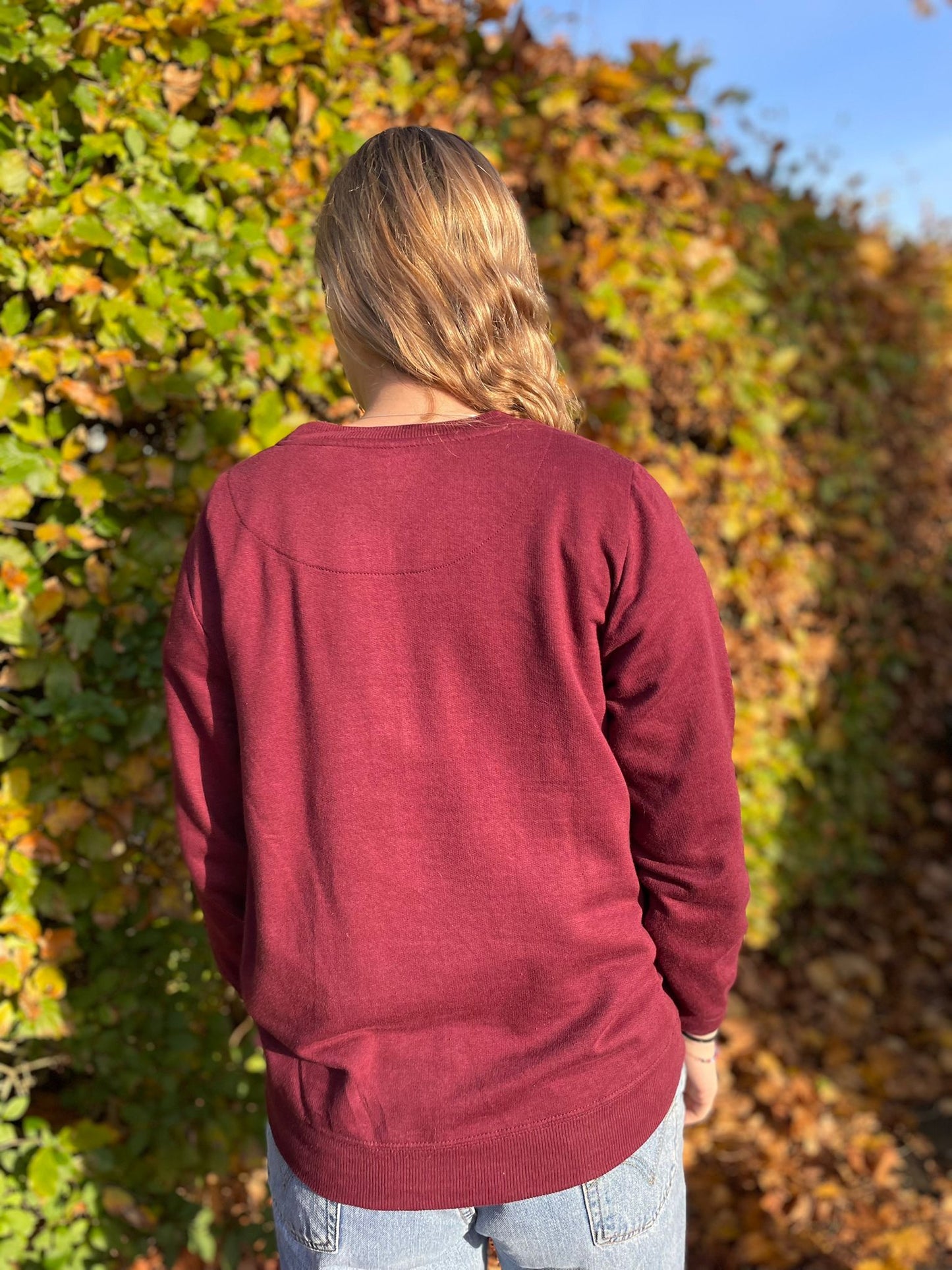Def Leppard Burgundy Pullover Sweatshirt/Jumper - XS/Extra Small