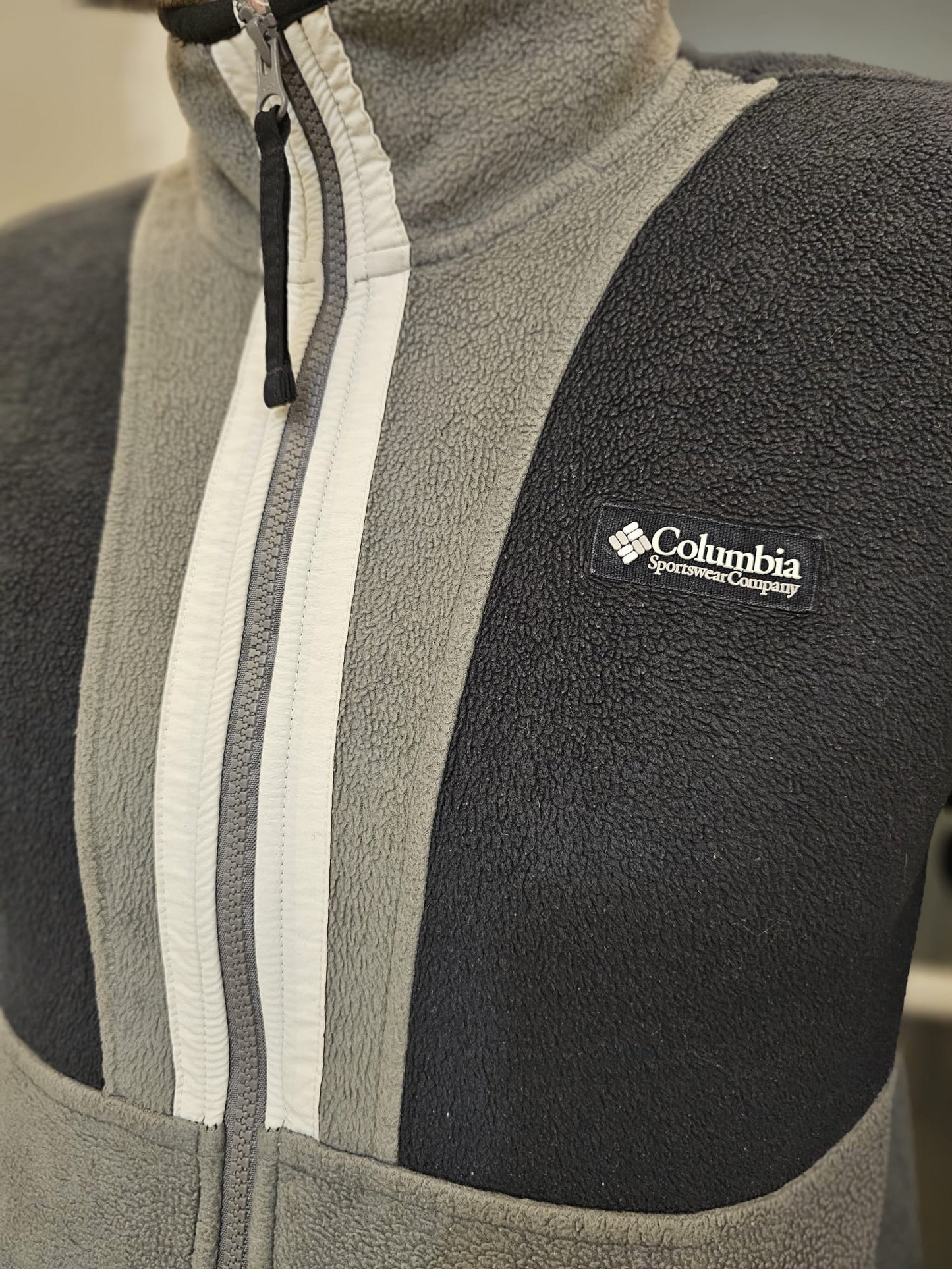 Columbia Mens Backbowl Full Zip Fleece Jacket - City Grey - M/Medium