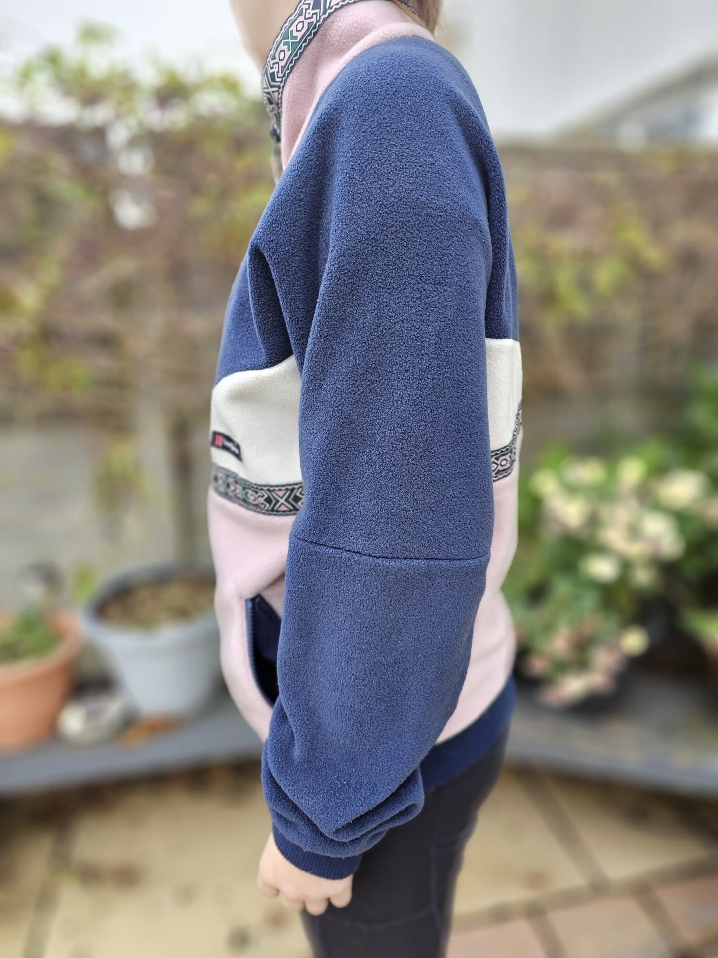 Berghaus Unisex Full Zip Tramantana Fleece Jacket Pink/Navy - S/Small M/Medium