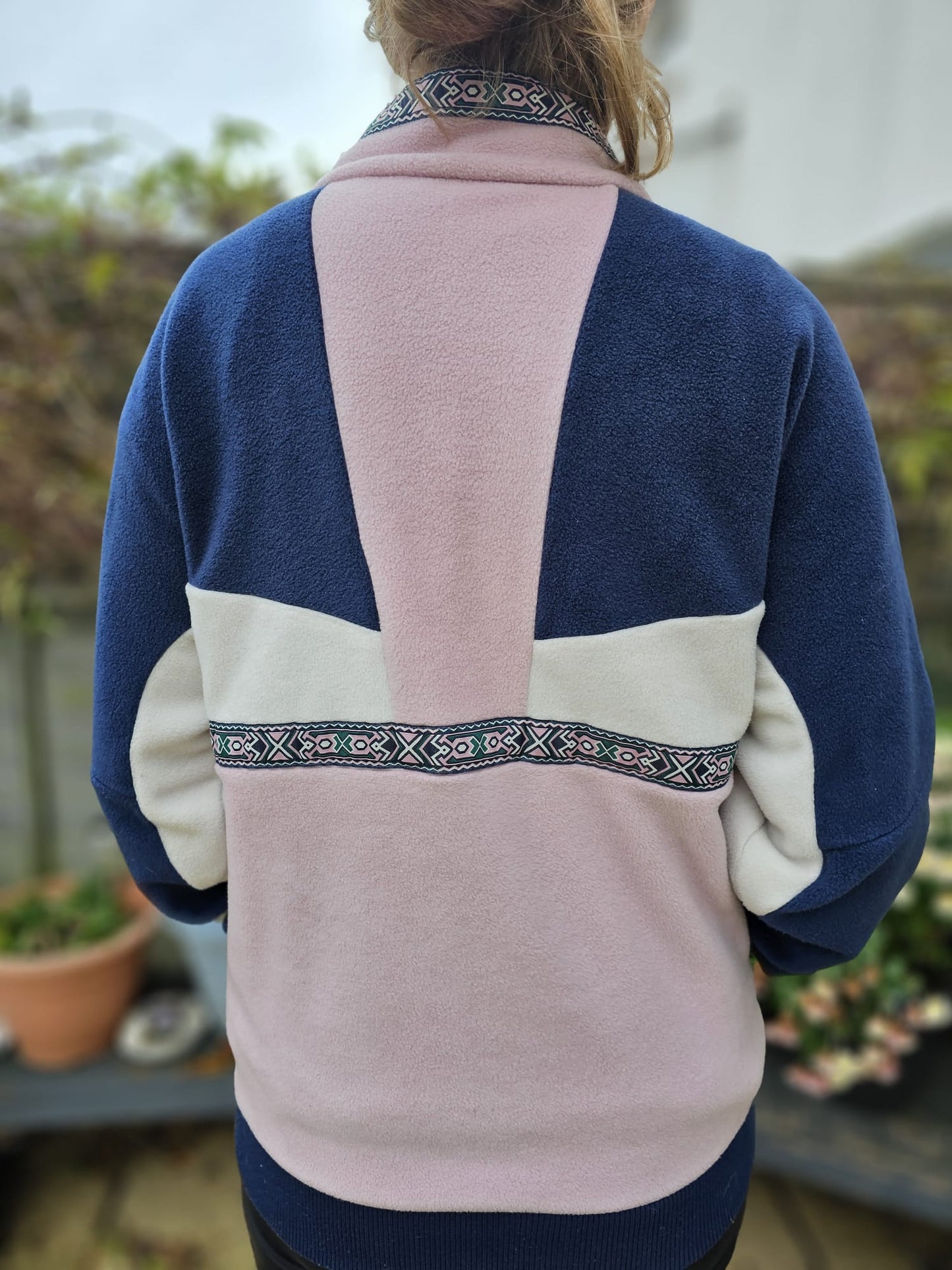 Berghaus Unisex Full Zip Tramantana Fleece Jacket Pink/Navy - S/Small M/Medium