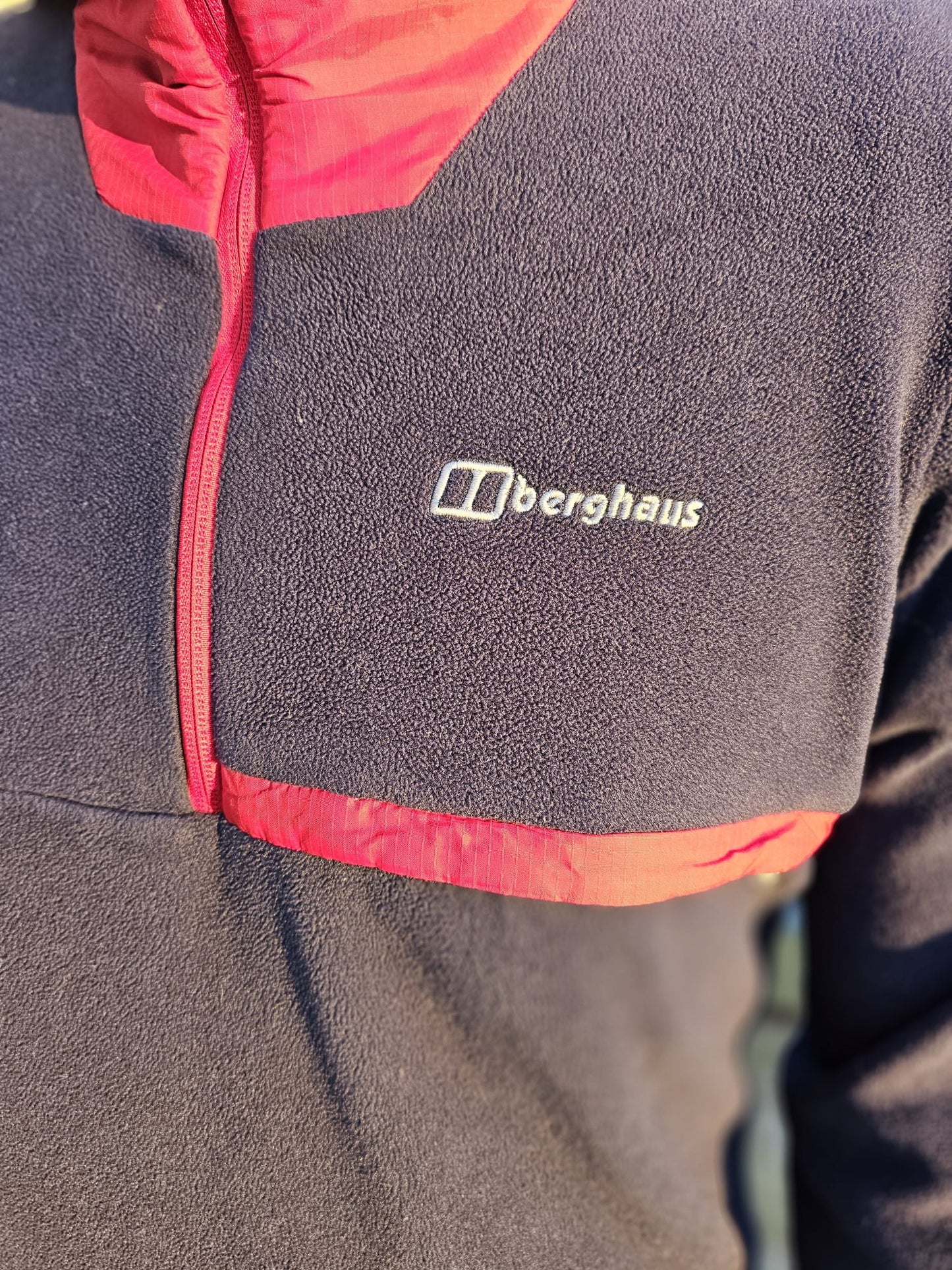 Berghaus Mens Aslam Hooded Half Zip Fleece Hoodie - M/Medium