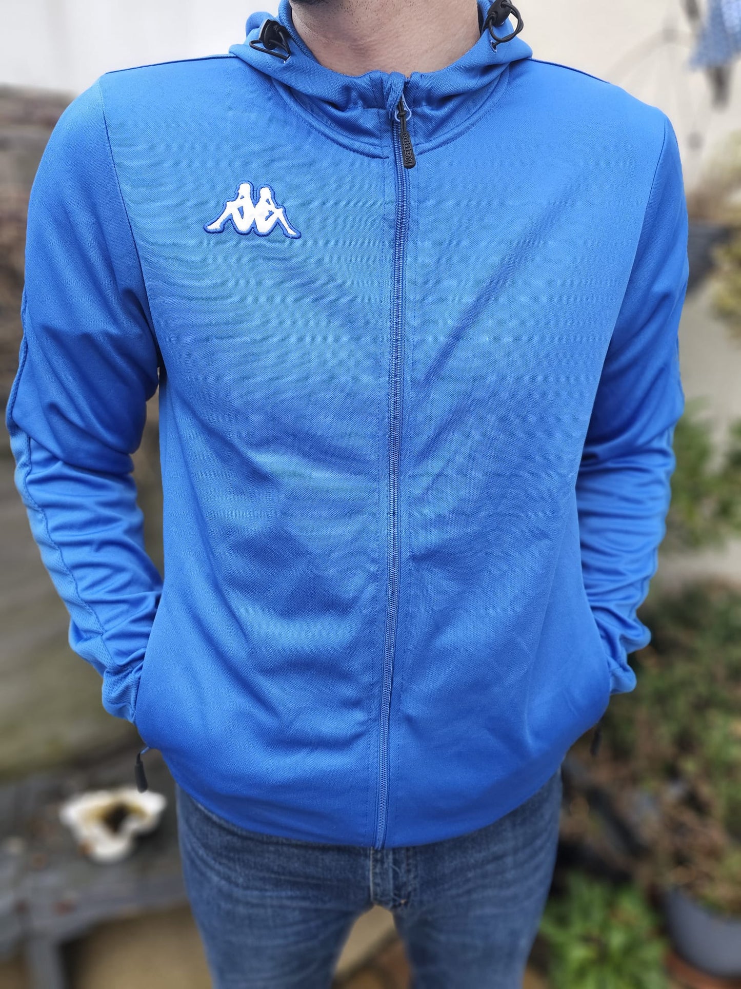 Awesome Kappa Track Top Full Zip Hoodie Jacket Trackie - L/Large
