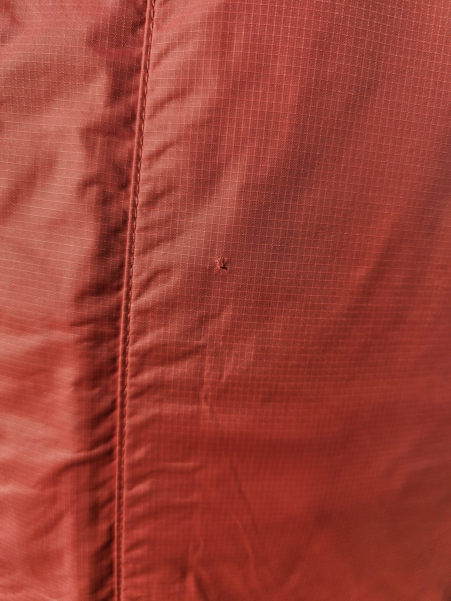 Womens Rab full zip hooded waterproof rain coat/jacket - UK 8 - Pinky/Red