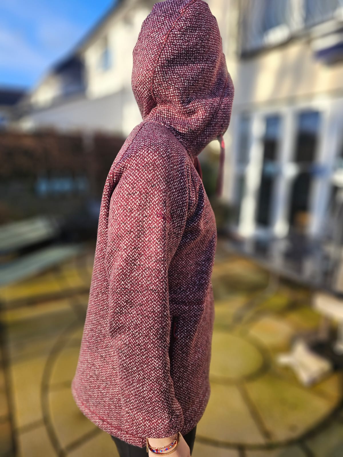 Rab Amy Rioja/Red/Burgundy Full Zip Fleece Hooded Jacket - UK 14