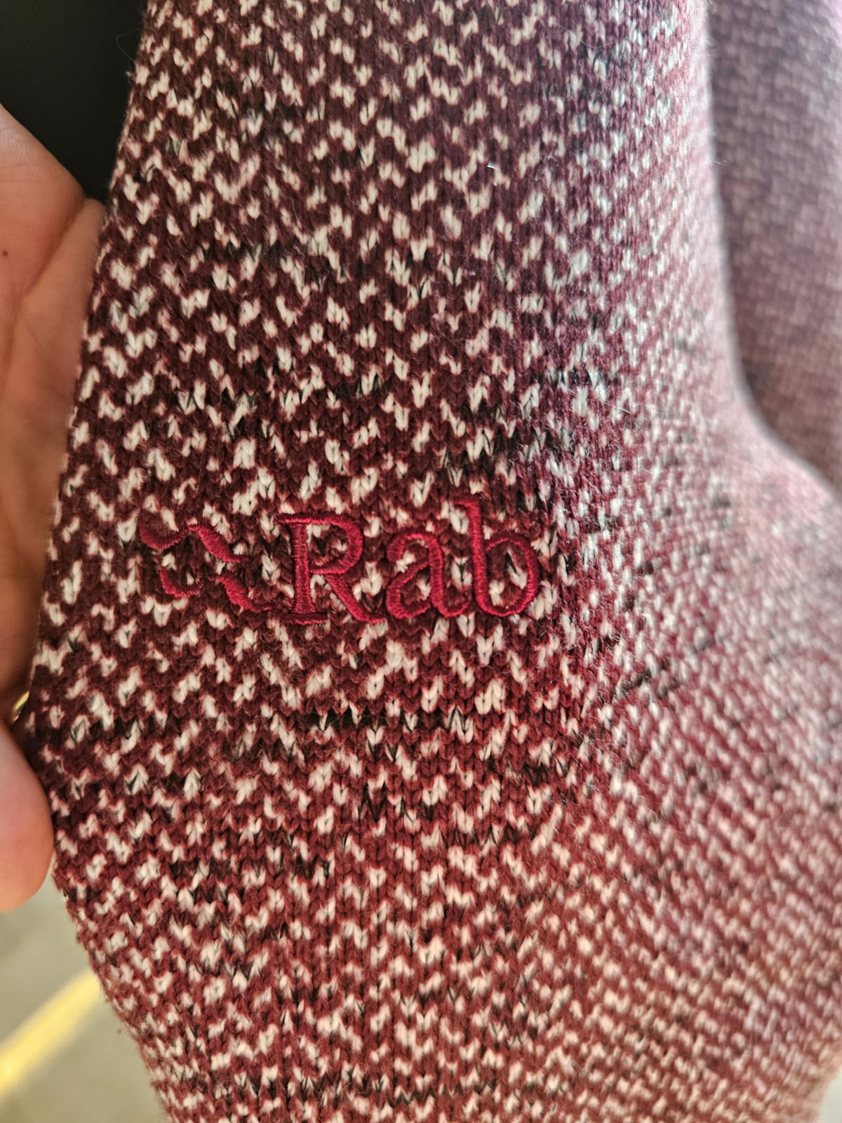 Rab Amy Rioja/Red/Burgundy Full Zip Fleece Hooded Jacket - UK 14