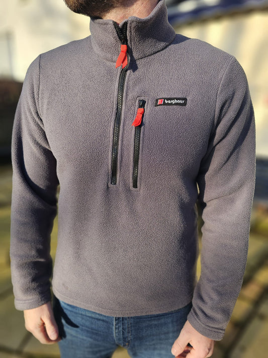 Berghaus 1/2 Zip Polartec Pullover Fleece Jumper - M/Medium