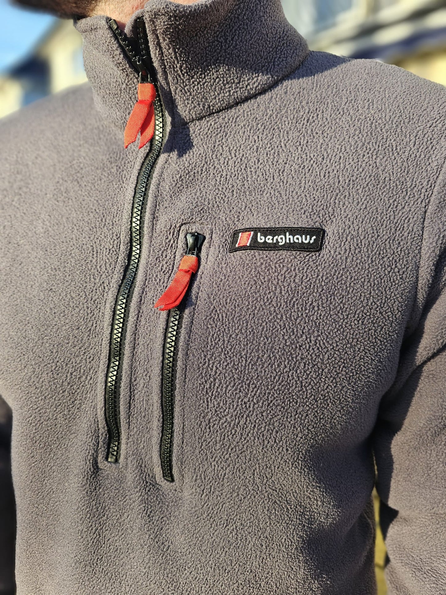 Berghaus 1/2 Zip Polartec Pullover Fleece Jumper - M/Medium