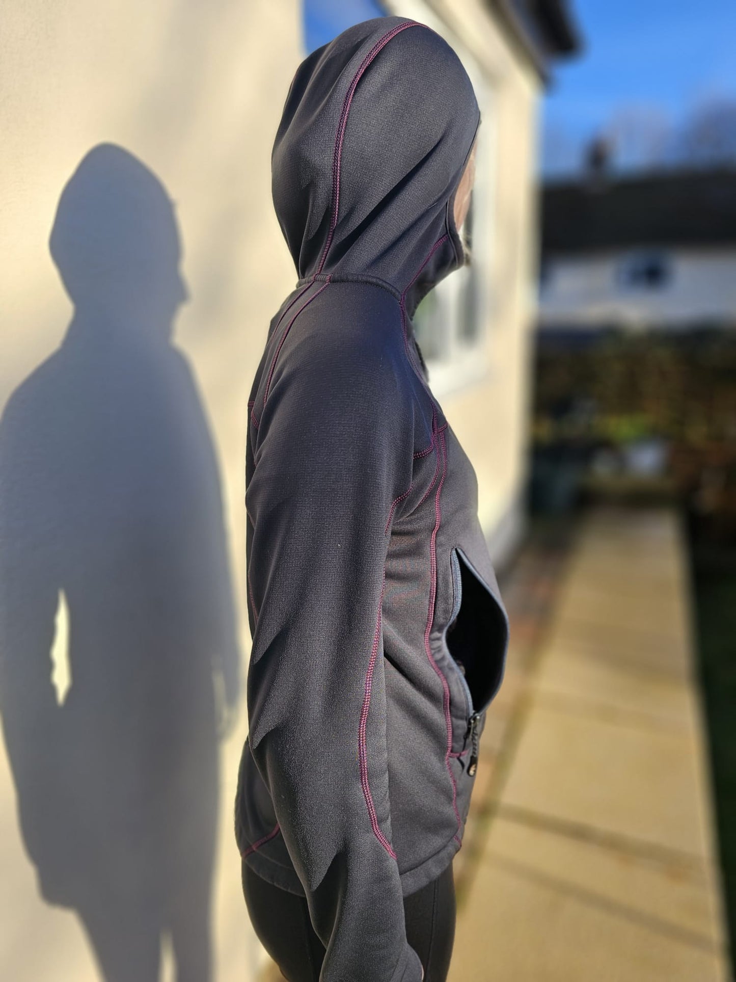 Rab Soft Shell Polartec Wind Pro Full Zip Hooded Jacket - UK 10/M/Medium