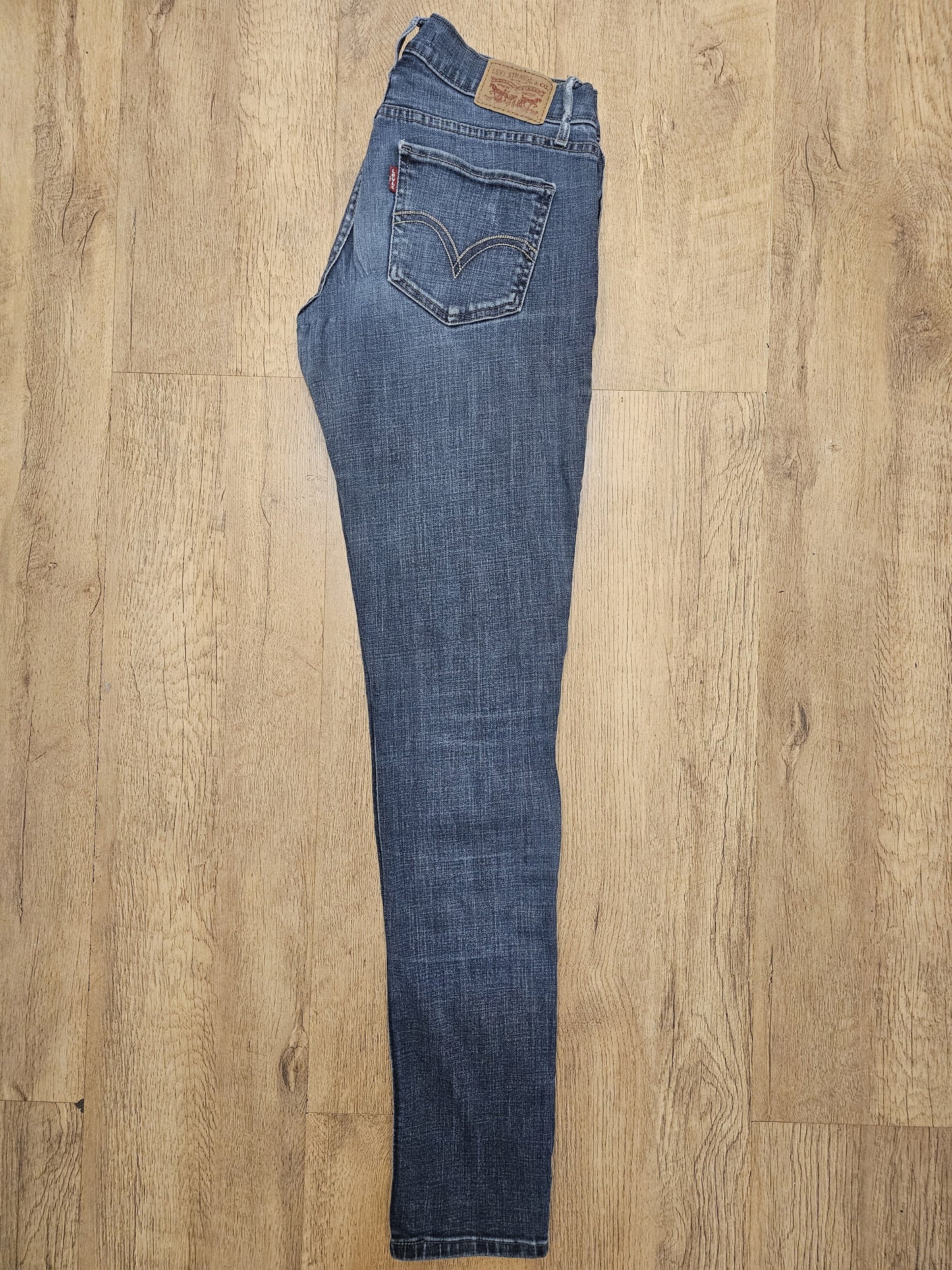 Levi's Womens Blue Jeans 514 Skinny Fit - W29/31L (C. UK 12)