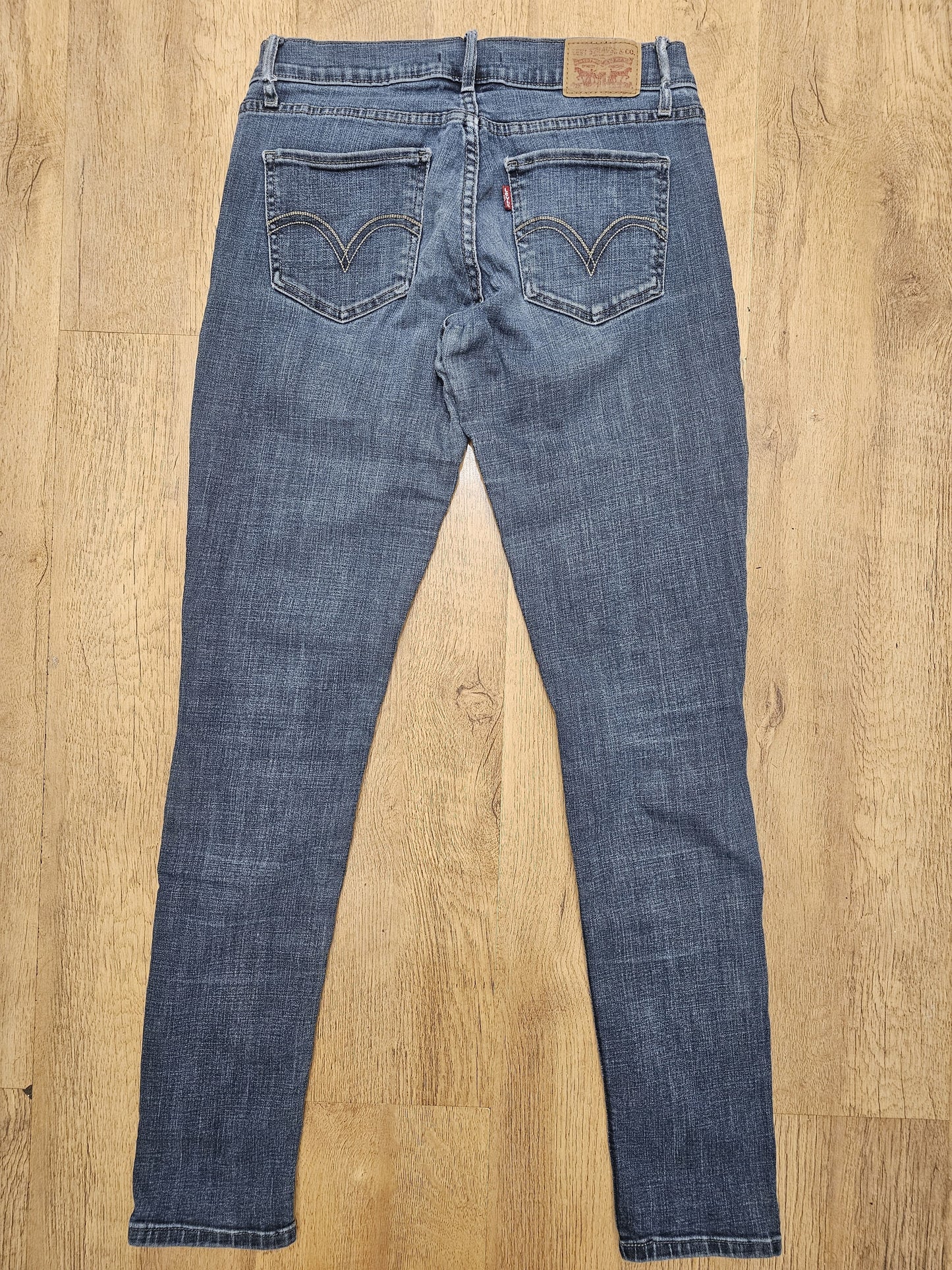 Levi's Womens Blue Jeans 514 Skinny Fit - W29/31L (C. UK 12)