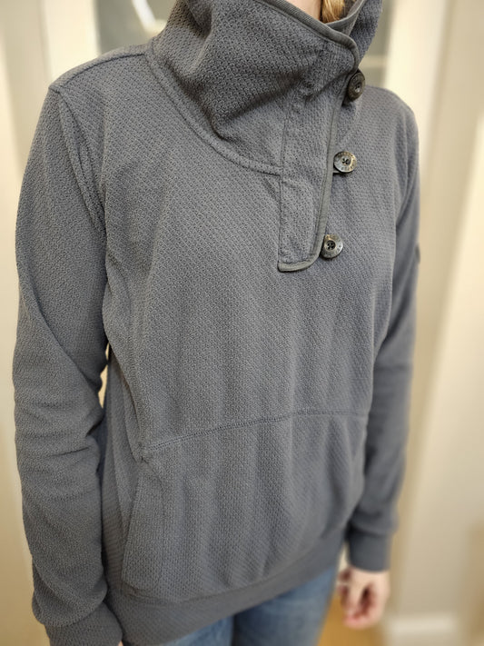 Berghaus Cowl Neck Y2K Style Pullover Fleece Jumper Sweatshirt - UK 12
