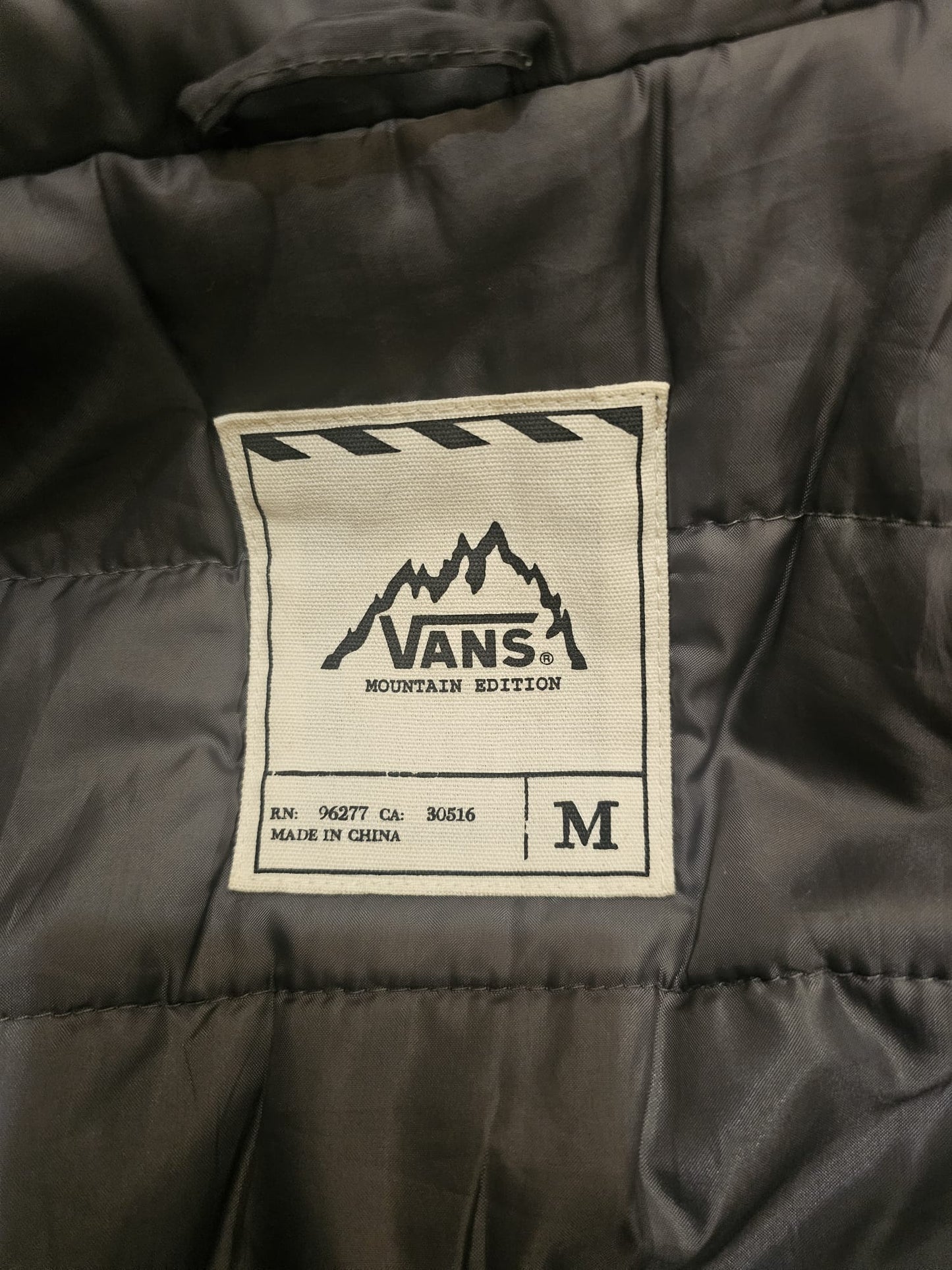 Awesome Vans Rutherford Mountain Edition Jacket Coat M/Medium