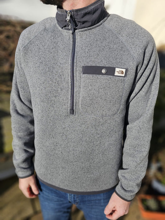 The North Face Grey Gordon Lyons Fleece Jumper - L/Large