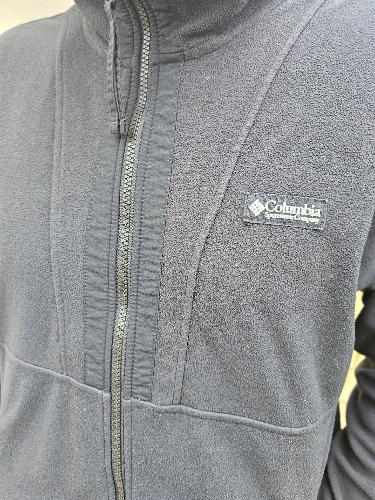 Columbia Mens Backbowl Full Zip Fleece Jacket Black - L/Large