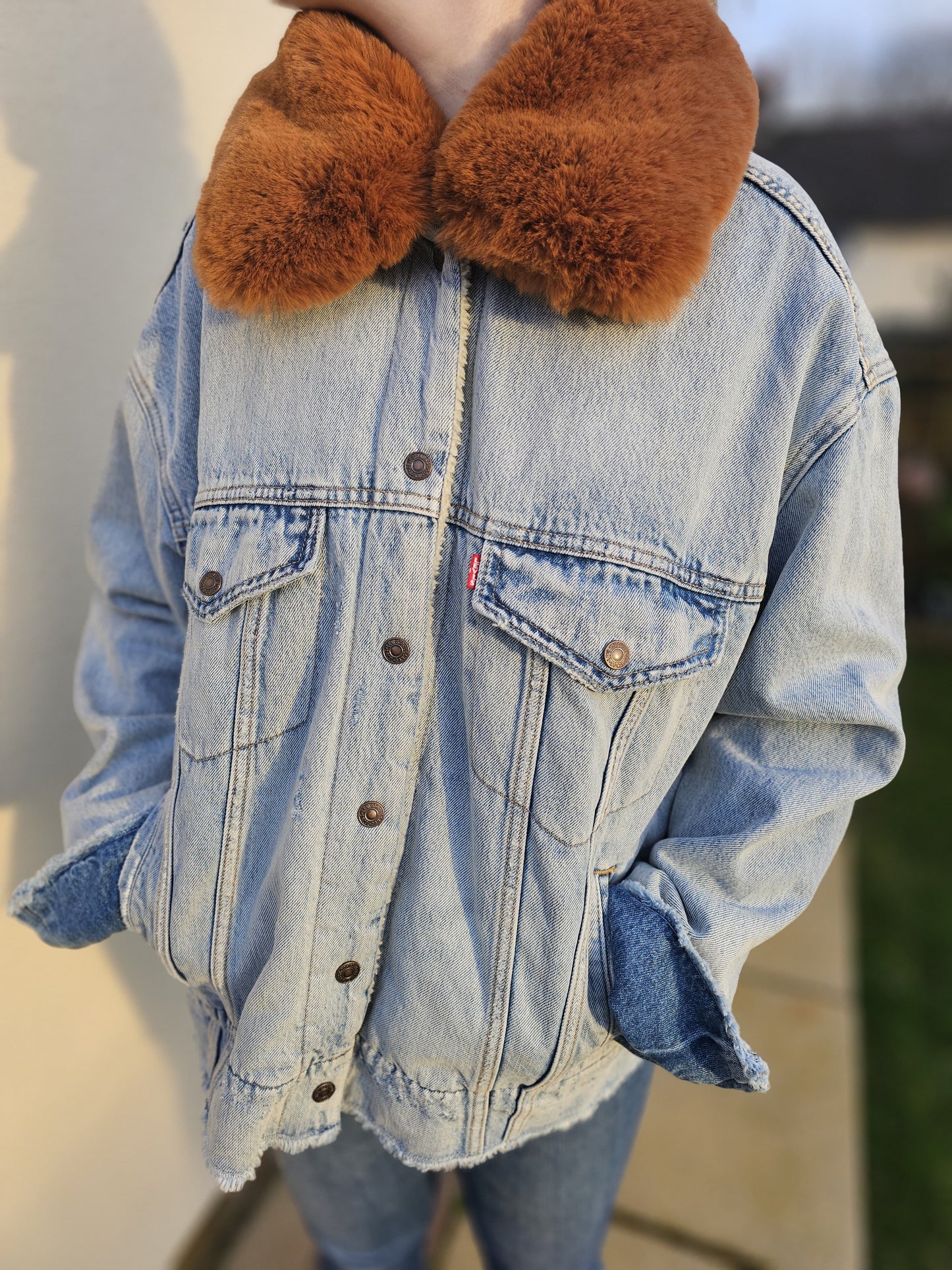 Vintage Levi's Sherpa Lined Denim Jacket - M/Medium - Unisex