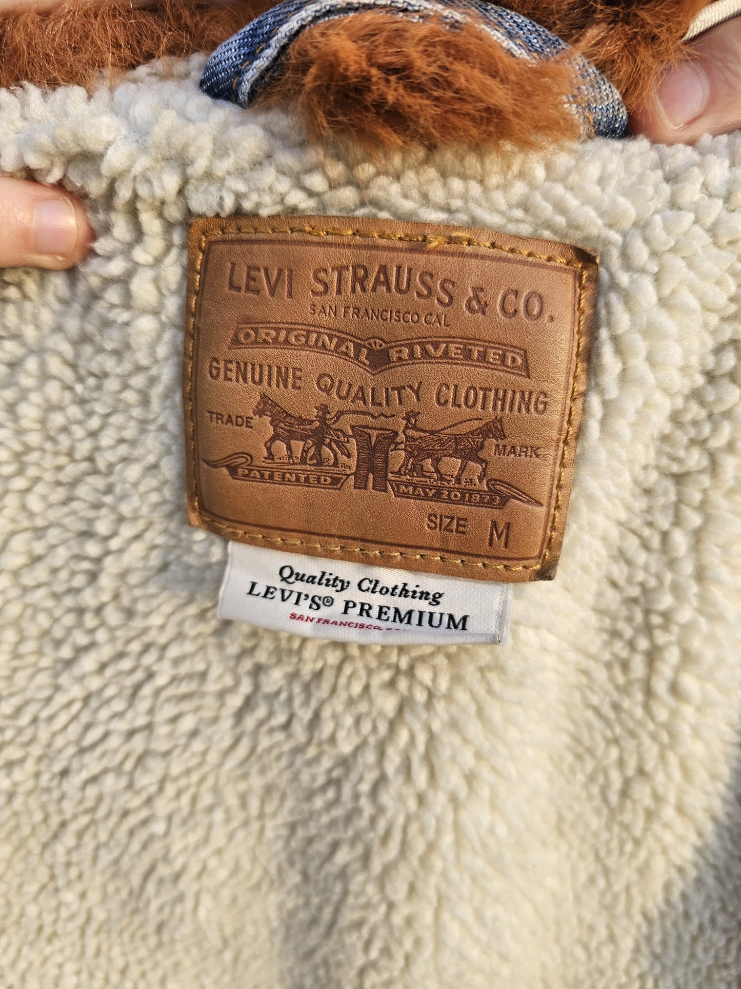 Vintage Levi's Sherpa Lined Denim Jacket - M/Medium - Unisex