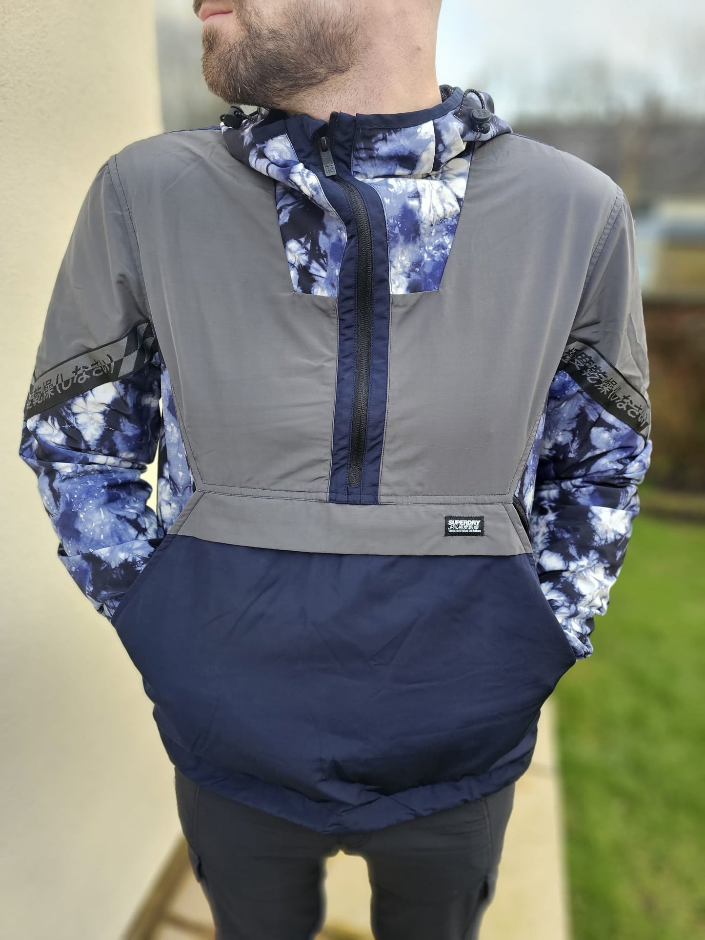 Superdry Jared Overhead Pullover Jacket - M/Medium