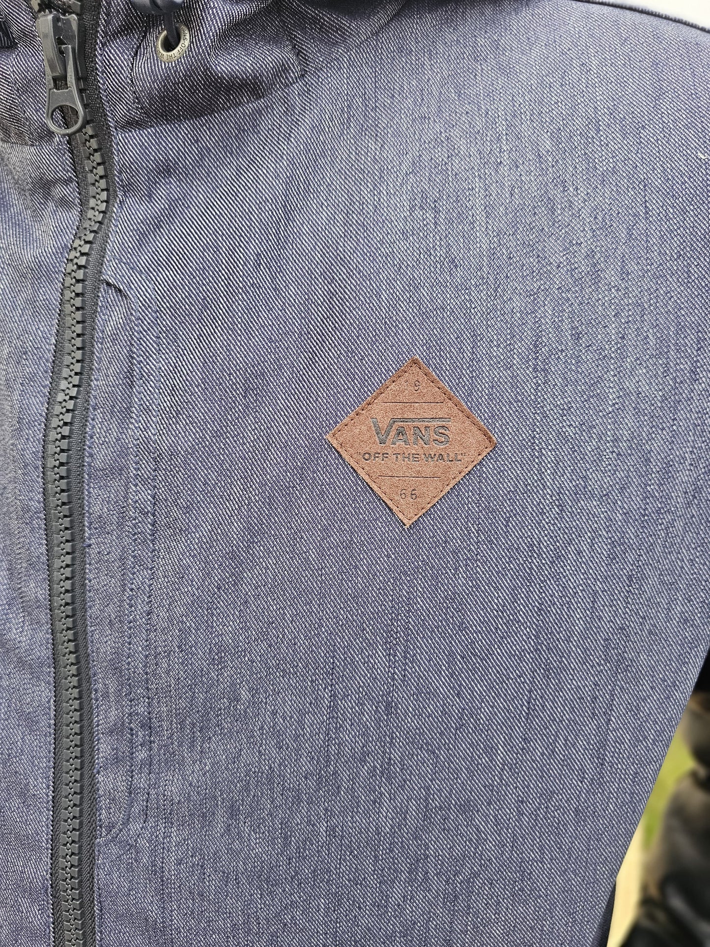 Awesome VANS Blue/Black Full Zip Hooded Coat/Jacket - M/Medium