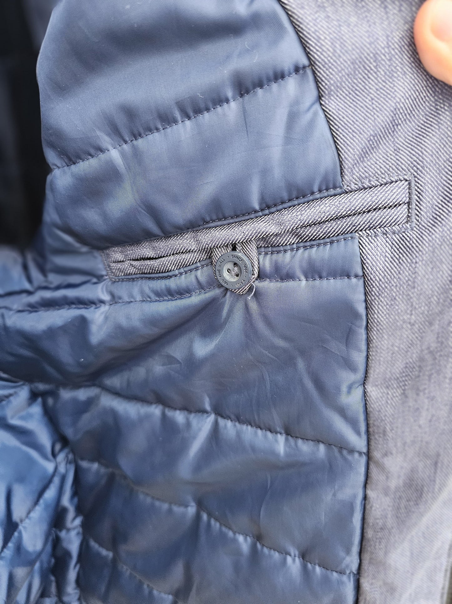 Awesome VANS Blue/Black Full Zip Hooded Coat/Jacket - M/Medium