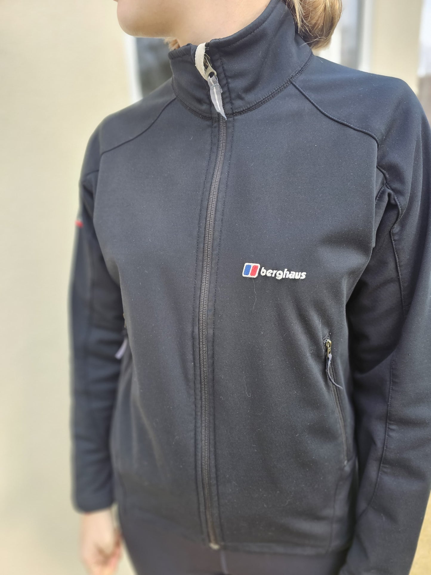 Berghaus Black Extrem Windstopper Soft Shell Style Full Zip Hiking Jacket - 10/M/Medium