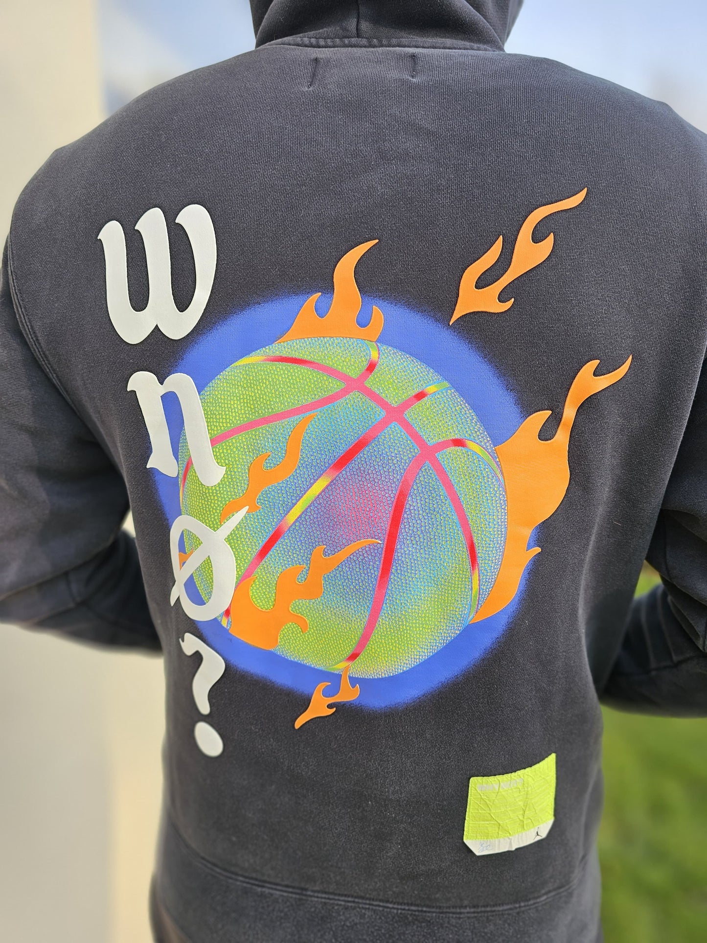 Mens/Unisex Jordan Why Not? Black Fleece Hoodie - M/Medium