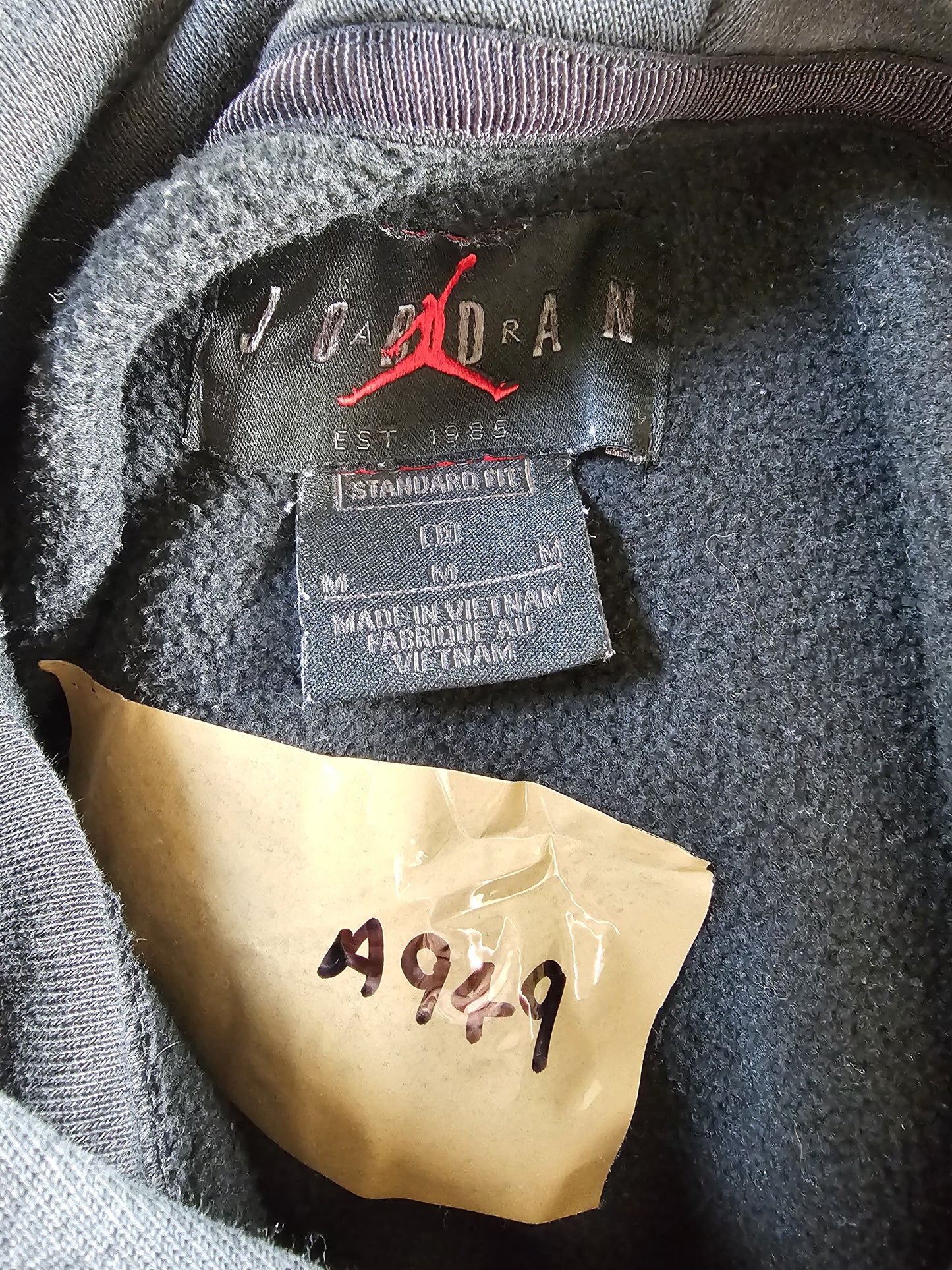Mens/Unisex Jordan Why Not? Black Fleece Hoodie - M/Medium
