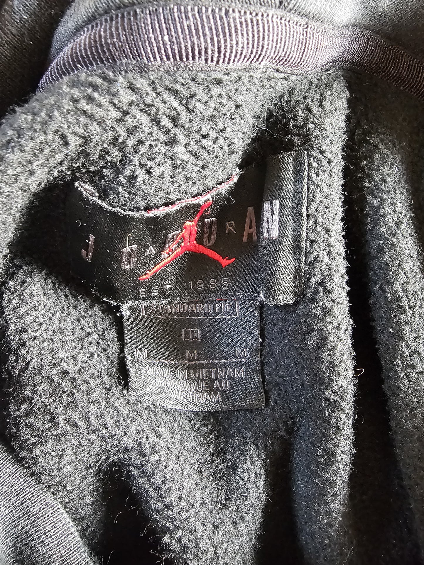 Mens/Unisex Jordan Why Not? Black Fleece Hoodie - M/Medium