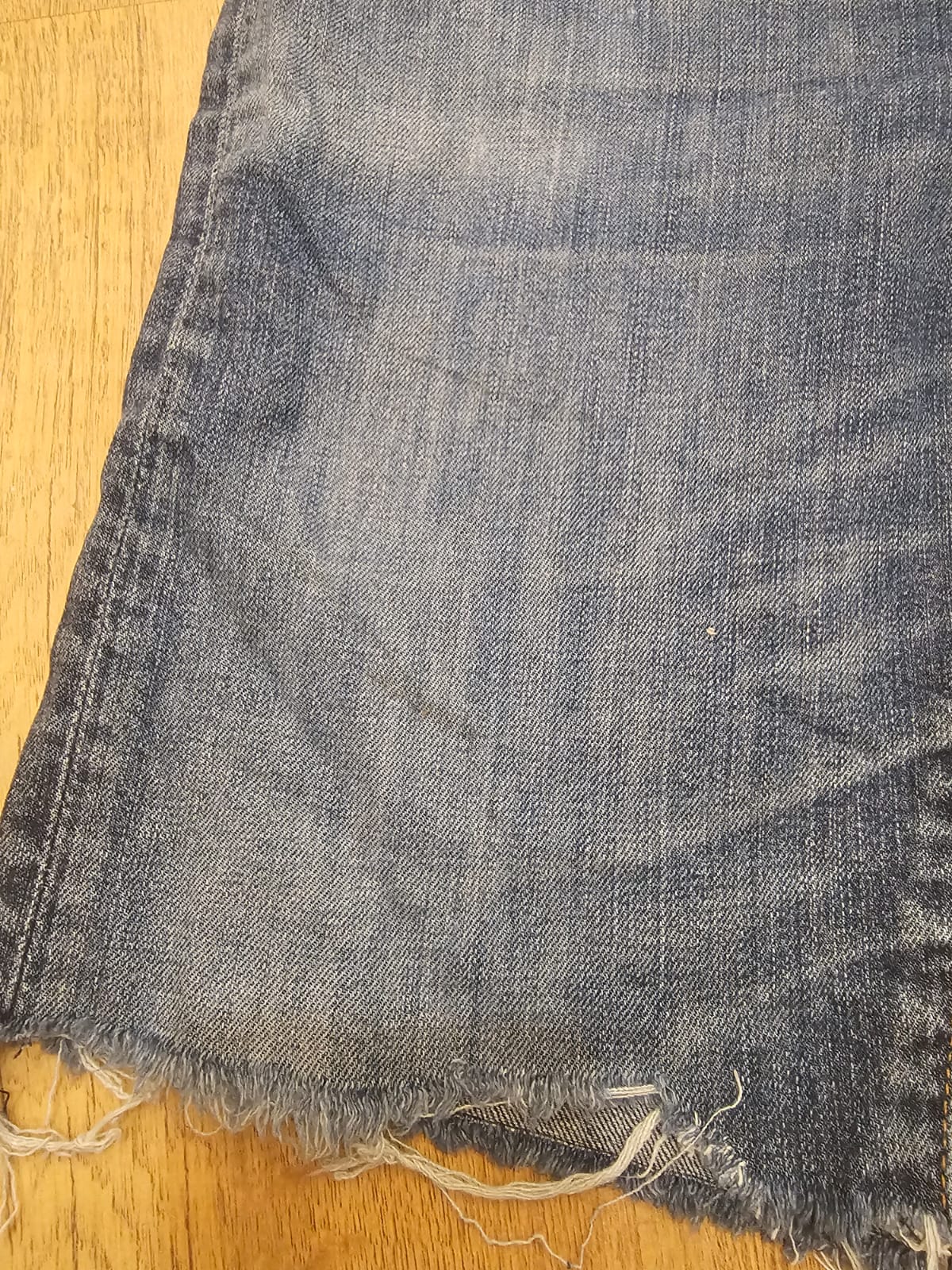 Levi's Blue Jeans Shorts Jorts 504 Regular Straight Fit- W32/11L