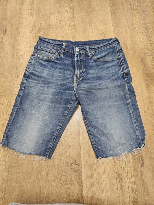 Levi's Blue Jeans Shorts Jorts 511 Slim Fit - W30/11L