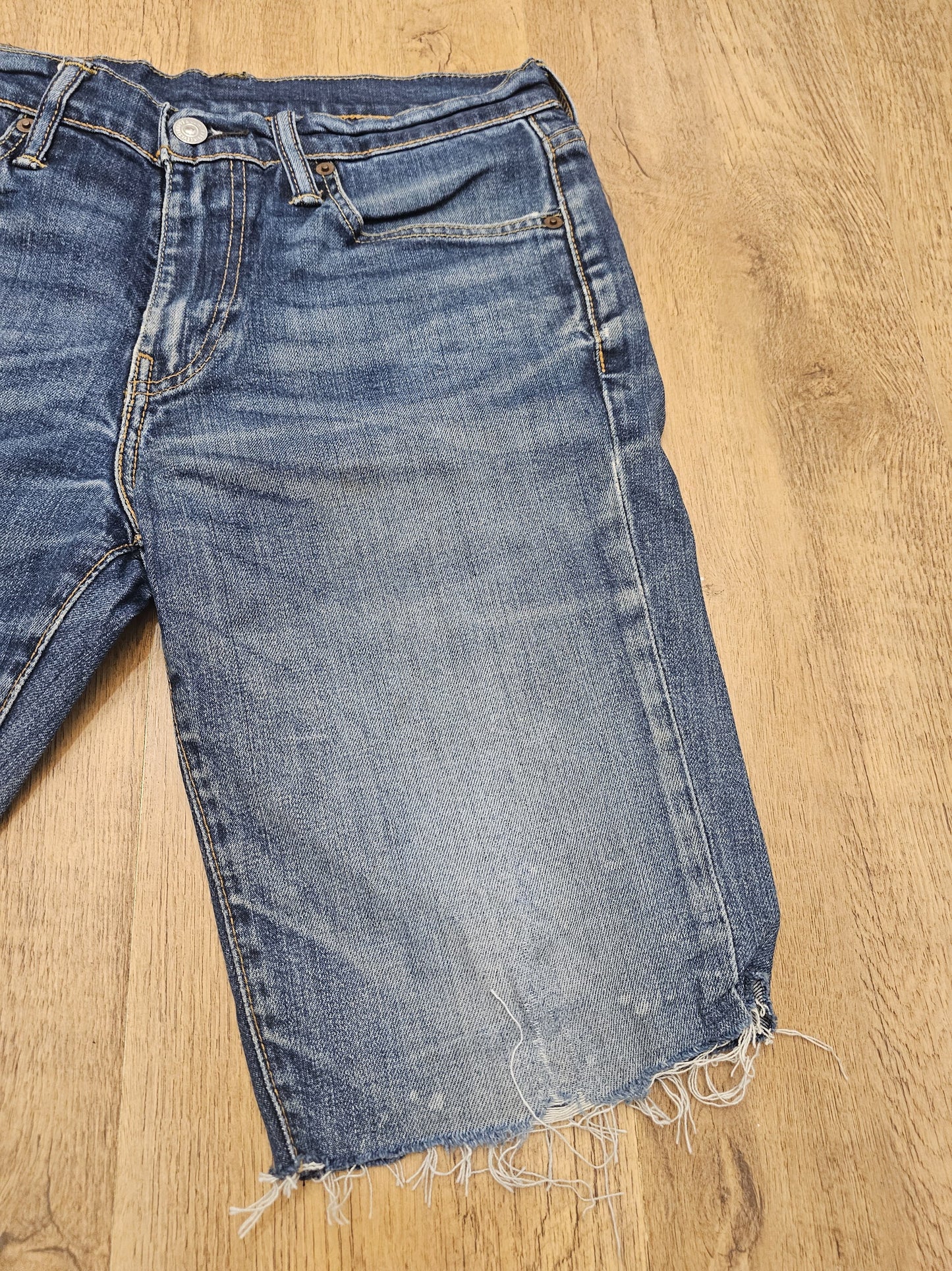 Levi's Blue Jeans Shorts Jorts 511 Slim Fit - W30/11L