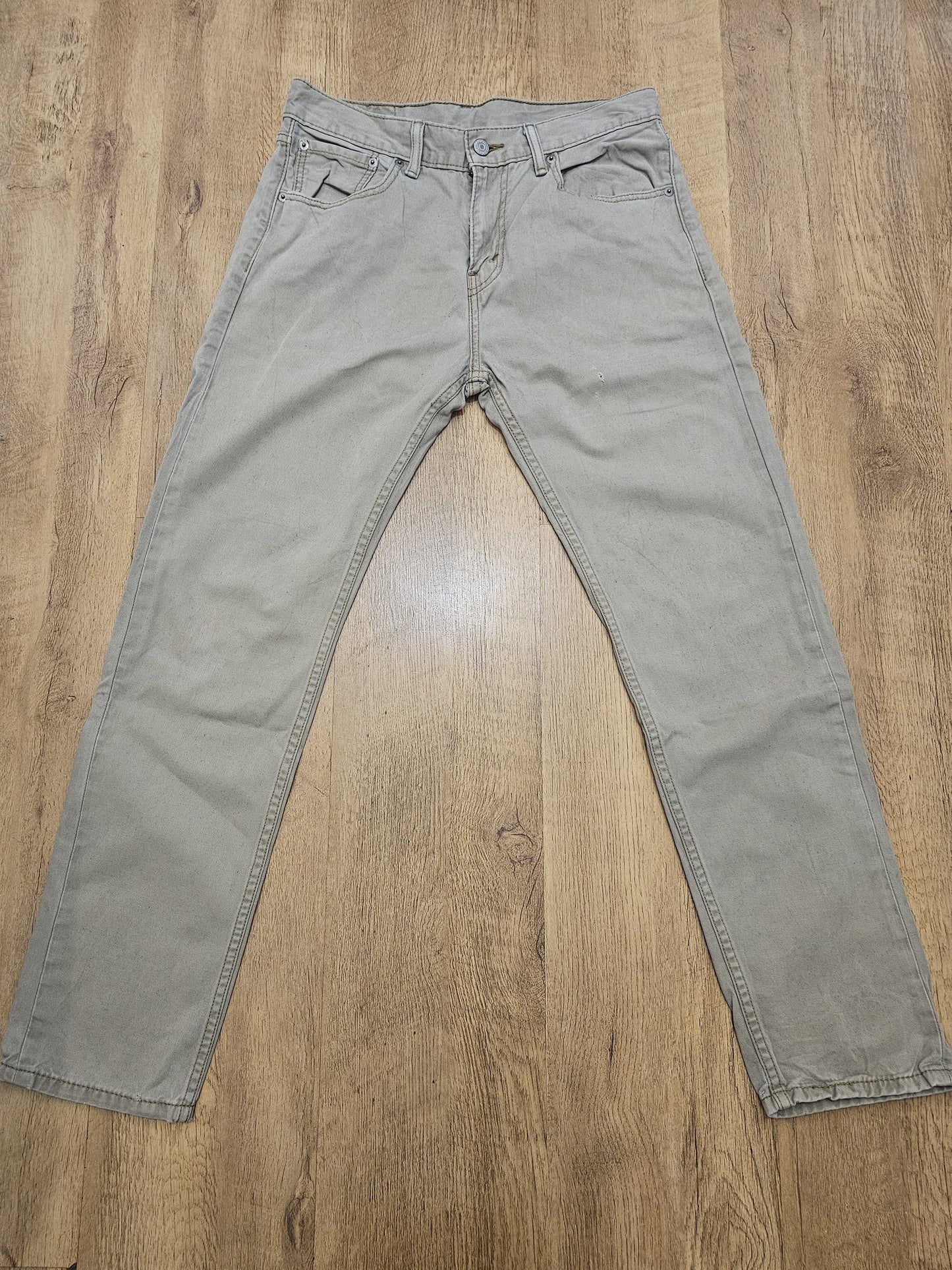 Levi's White Tabs Beige Jeans 508 Regular Taper Fit - W30/28L