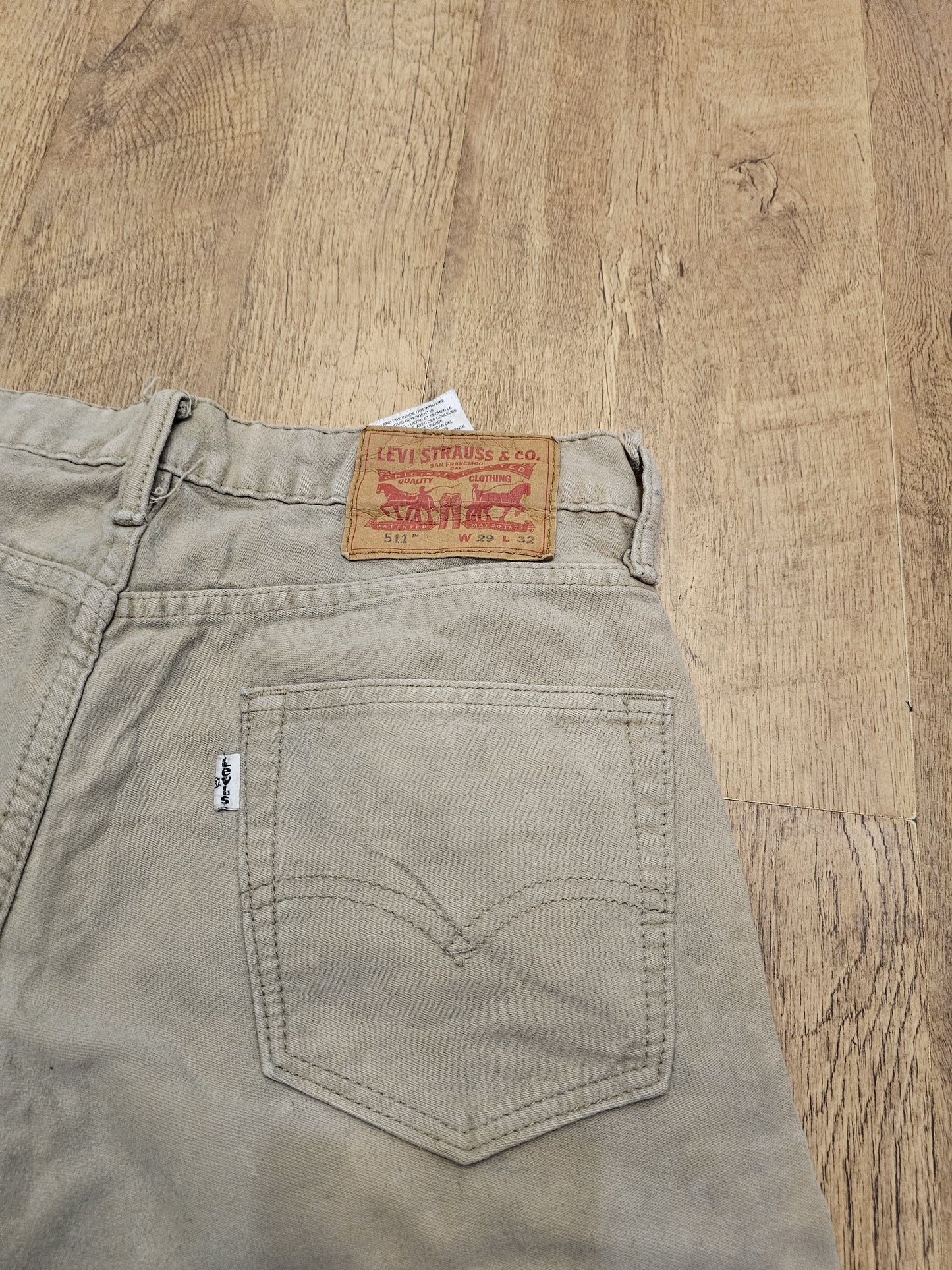Levi's Beige Jeans 511 Slim Fit - W29/30L